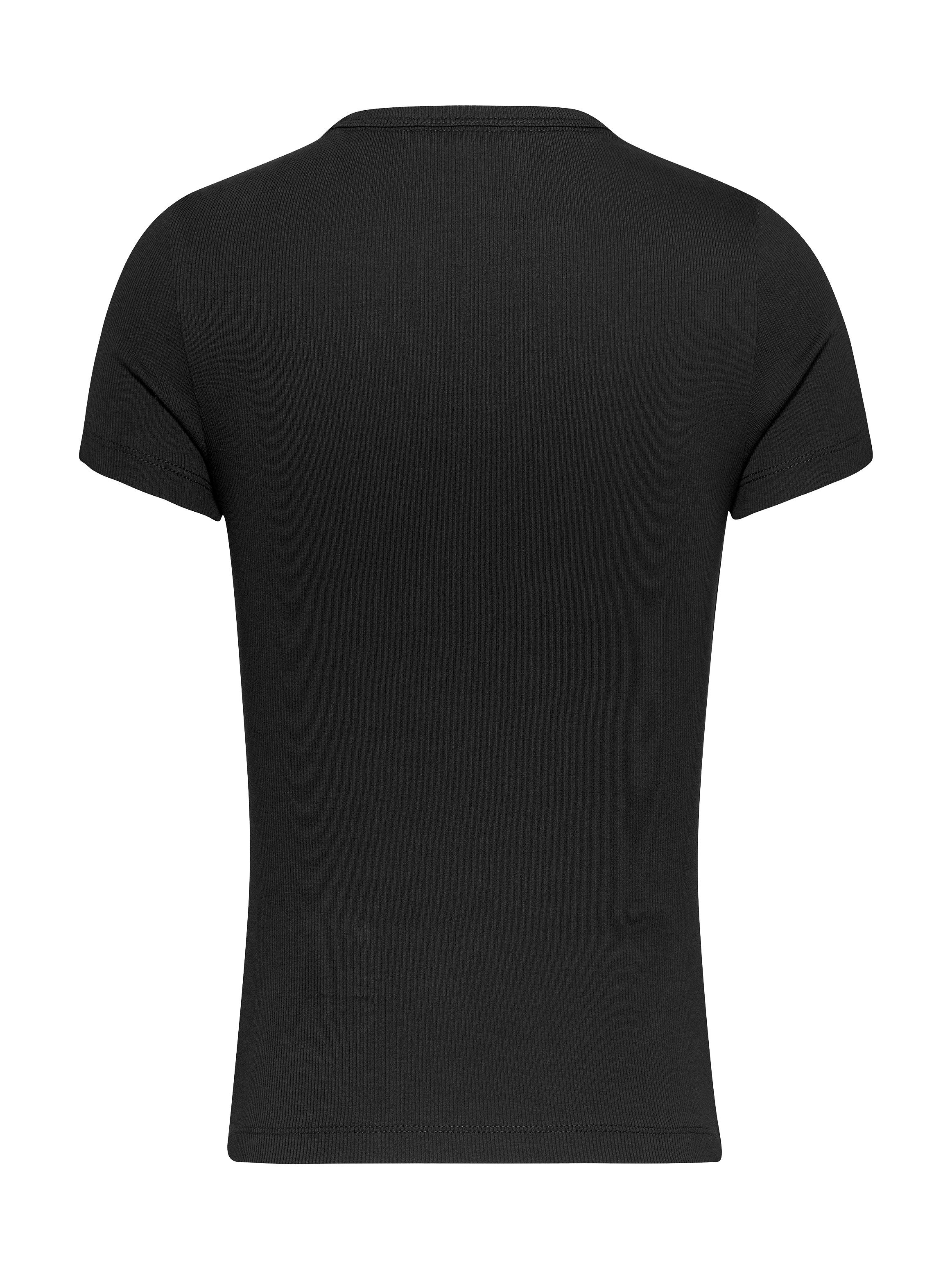TOMMY JEANS Shirt met korte mouwen TJW SLIM BADGE RIB TEE