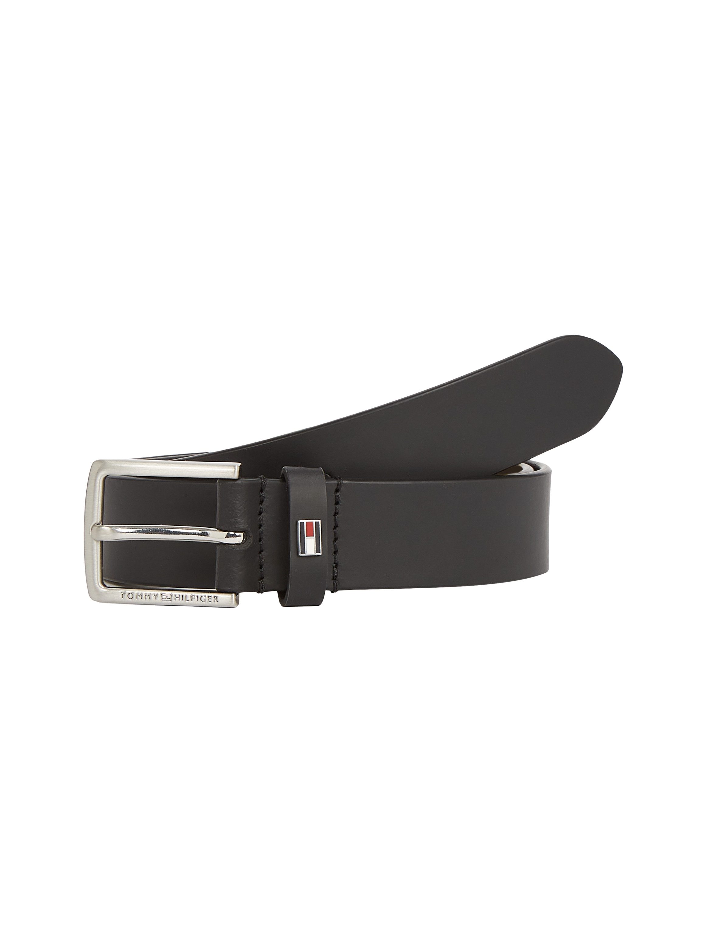 Tommy Hilfiger Leren riem Kids Leather Belt met klassieke metalen gesp