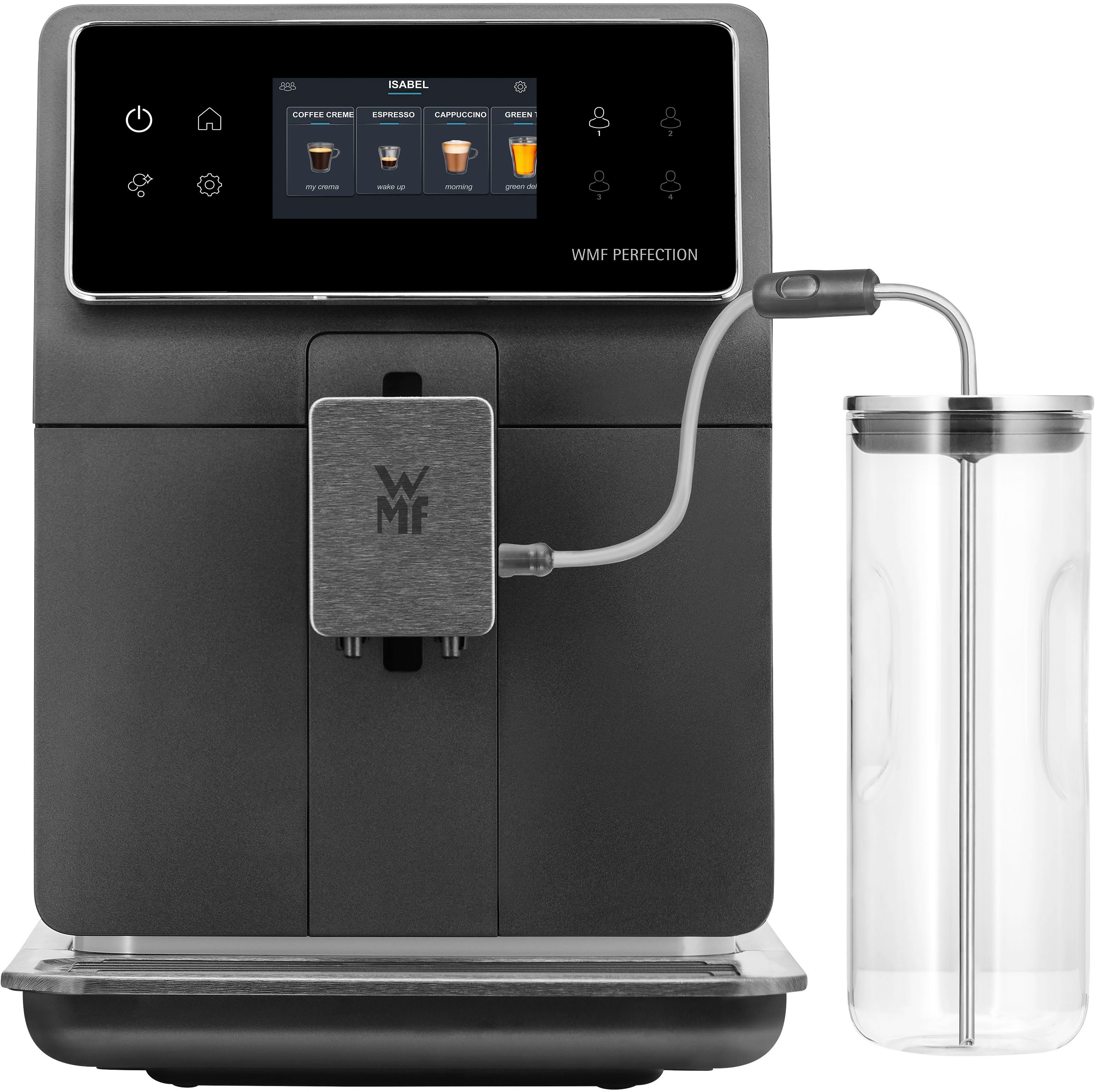 WMF Volautomatisch koffiezetapparaat Perfection 890L CP855815, intuïtieve gebruikersinterface, perfecte melkschuim, zelfreinigend
