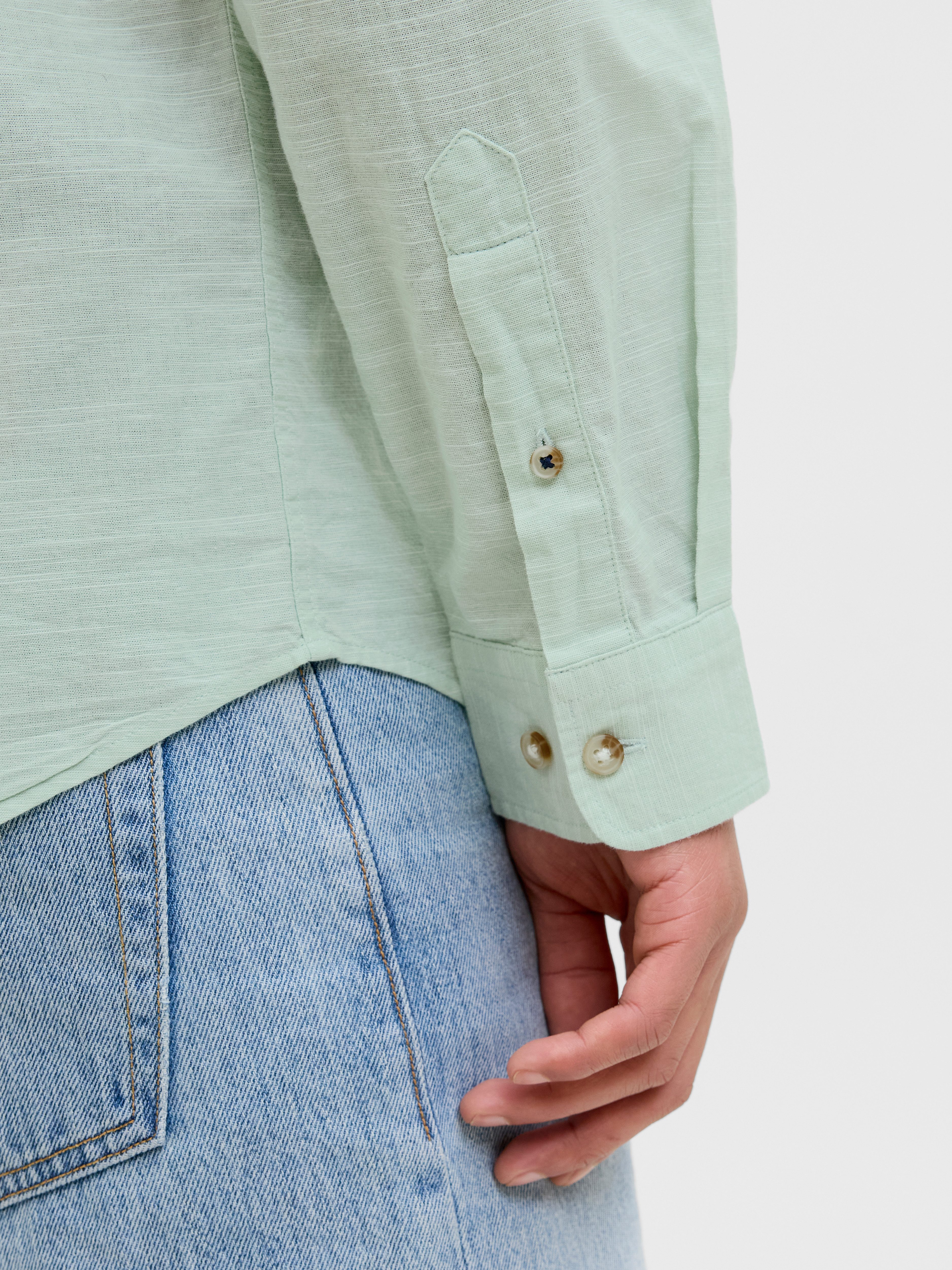 Jack & Jones Overhemd met lange mouwen JJESUMMER SHIRT LS SN