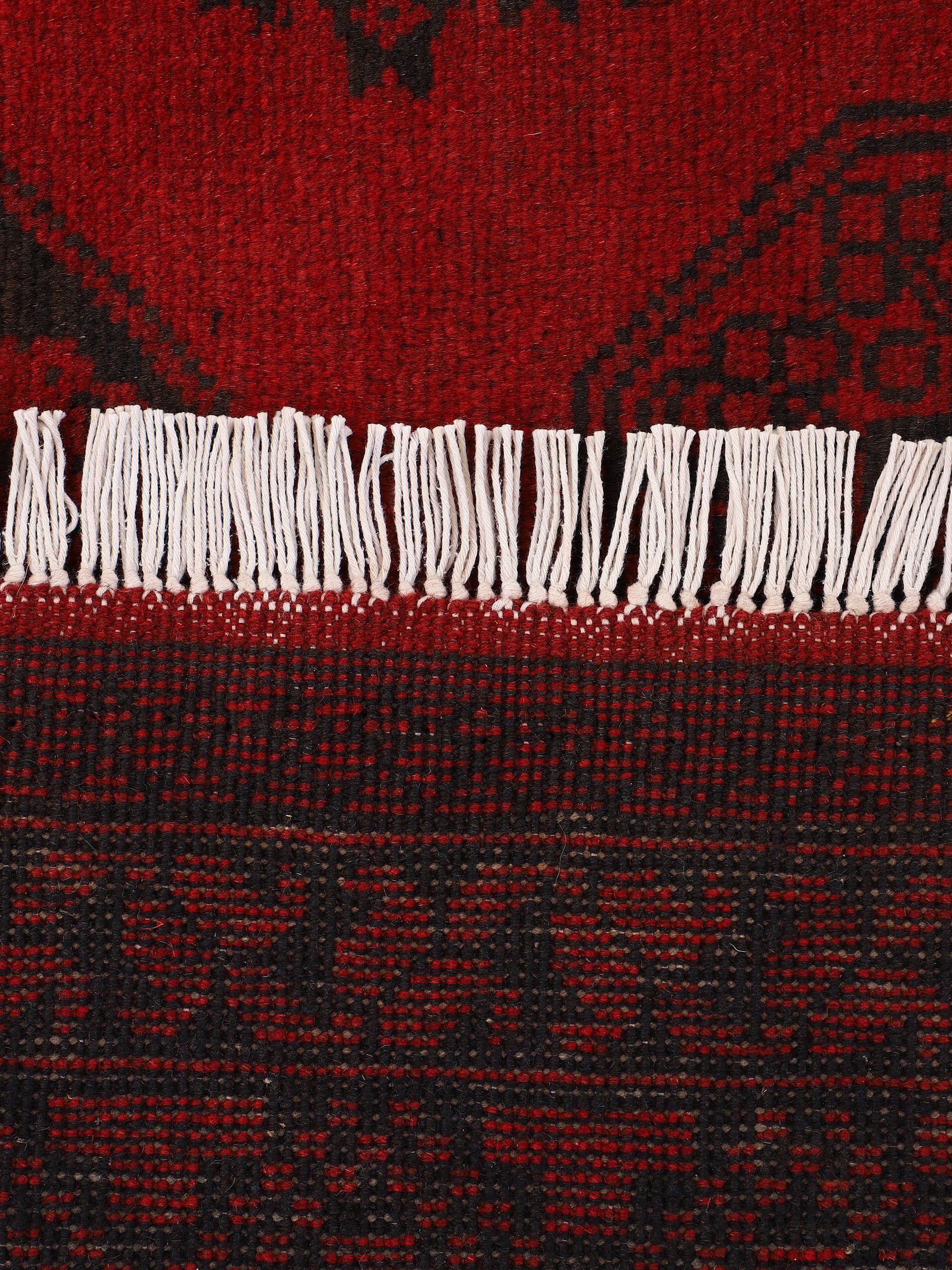 Woven Arts Loper Afghan Akhche met de hand geknoopt, woonkamer, zuivere wol