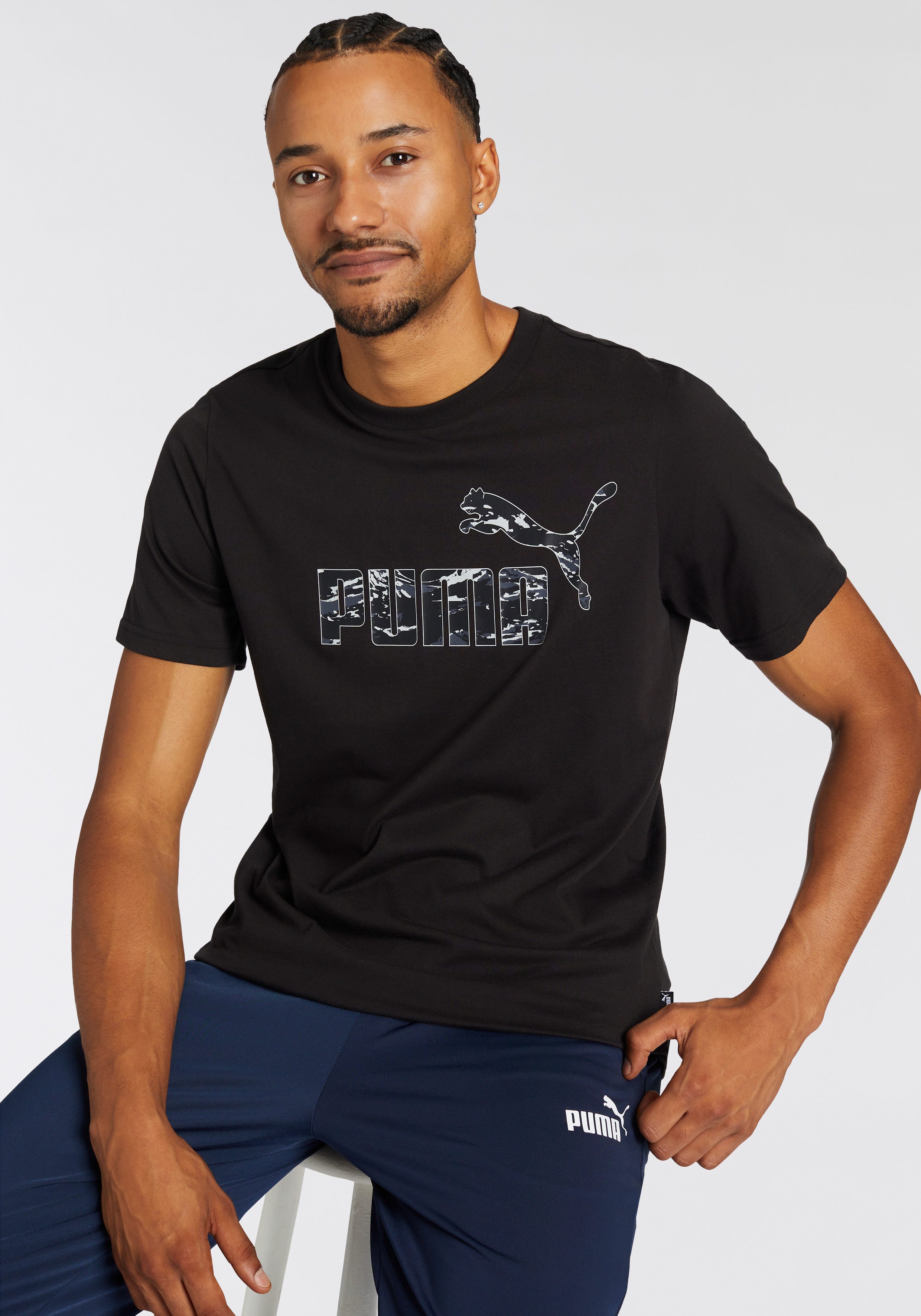 PUMA T-shirt ESS+ CAMO GRAPHIC TEE