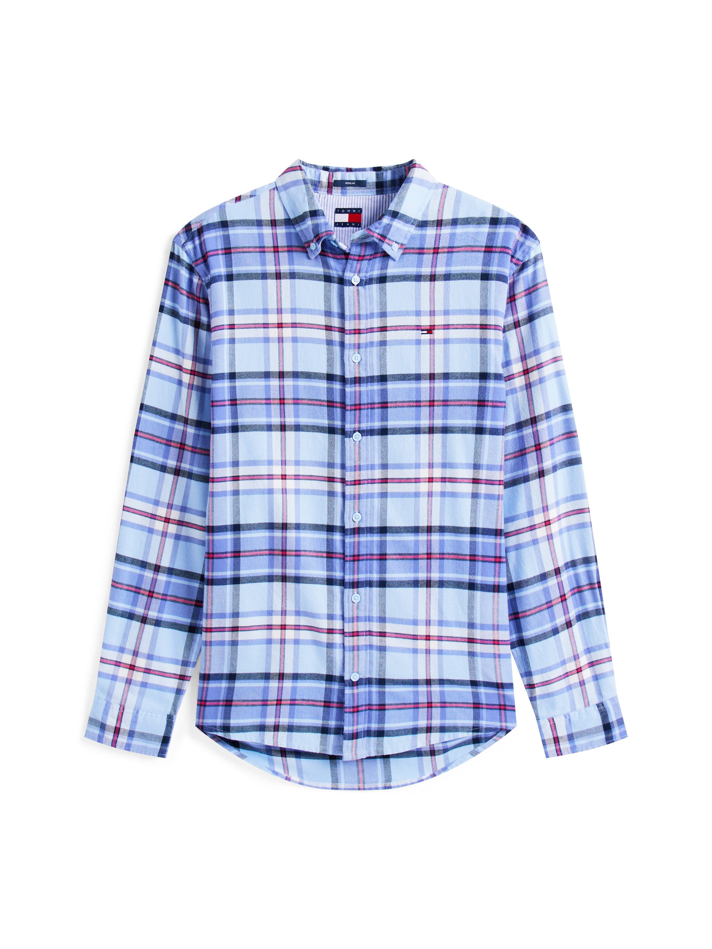 TOMMY JEANS Flanellen overhemd TJM REG FLANNEL CHECK SHIRT EXT