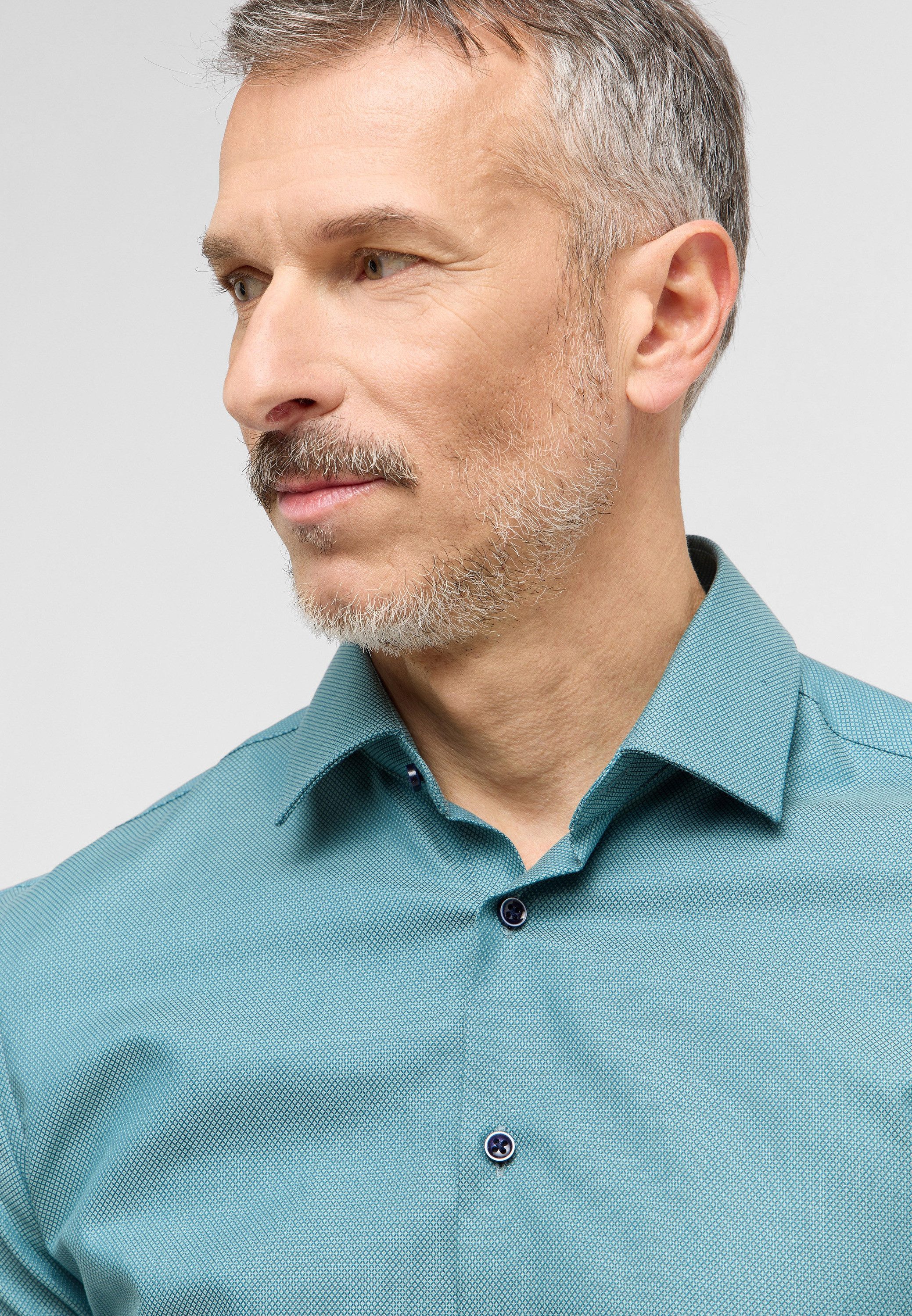 Eterna Overhemd met lange mouwen Slim fit NON IRON (strijkvrij)