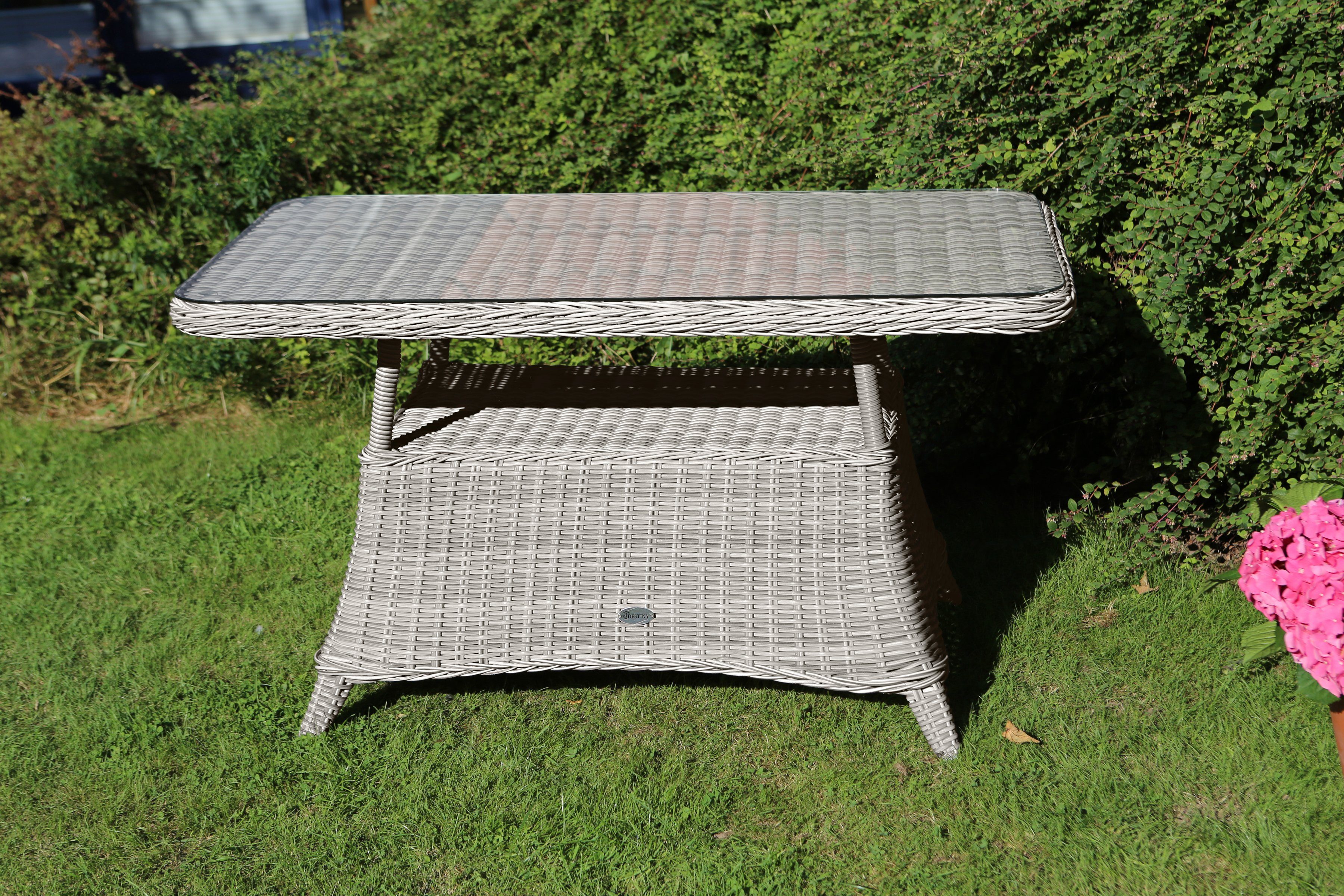 Destiny Tuinset Merano Aluminium, polyrotan (set, 11-delig)