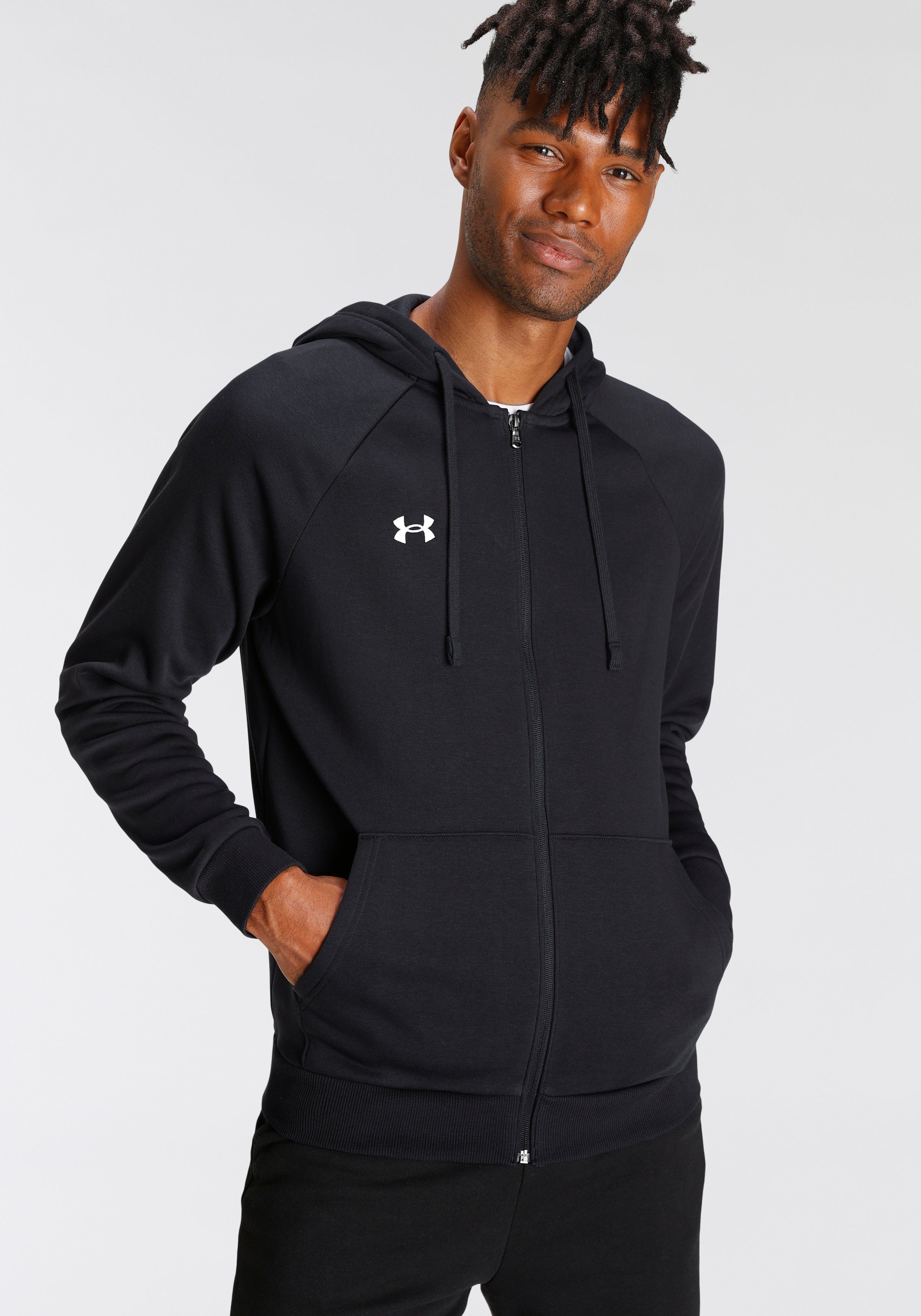 Under Armour® Sweatvest UA Rival Fleece-Hoodie met Doorlopende Zip voor