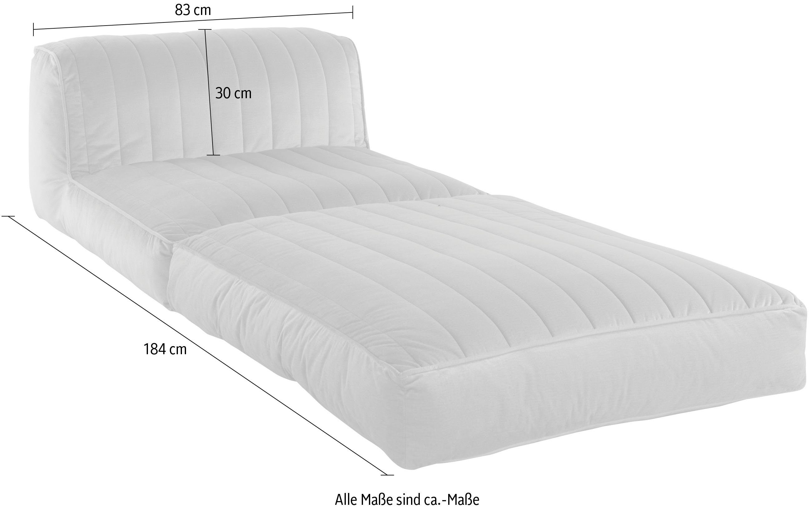 Leonique Relaxfauteuil POLLY Loungestoel met slaapfunctie, perfect als logeerbed, divan