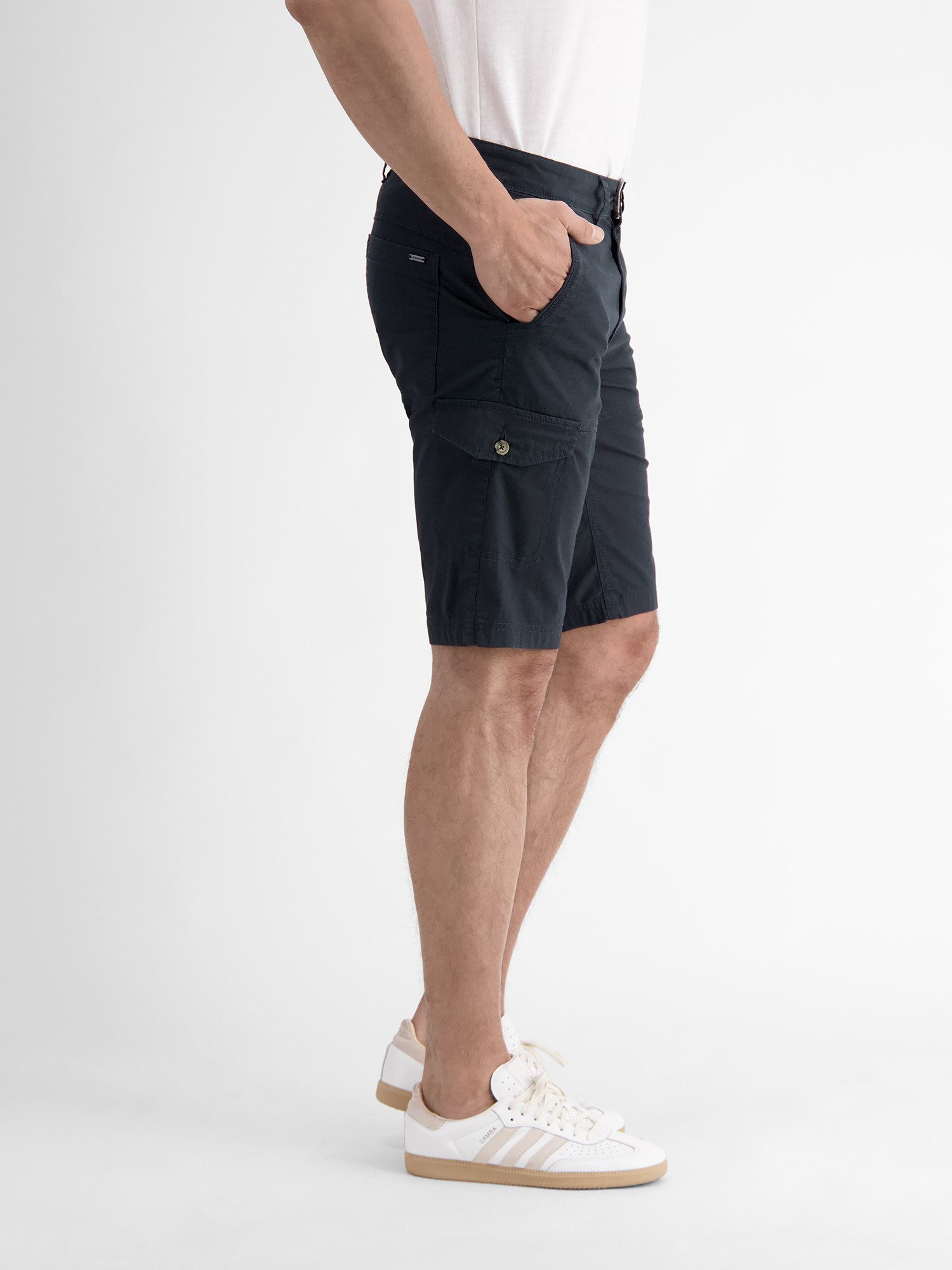 Lerros Cargobroek LERROS casual heren cargo-bermuda, zomers licht