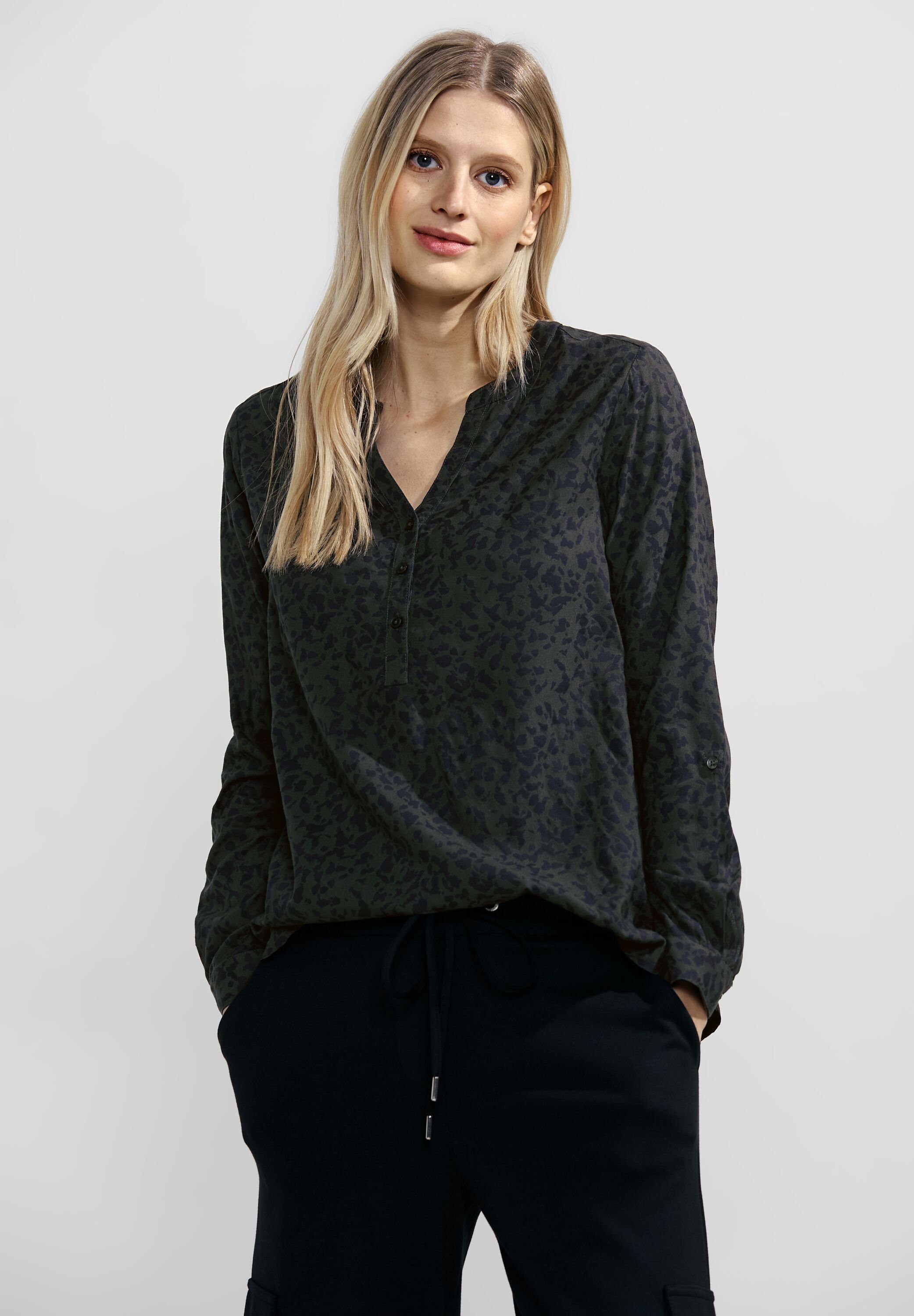 Cecil Blouse met lange mouwen met minimal-print