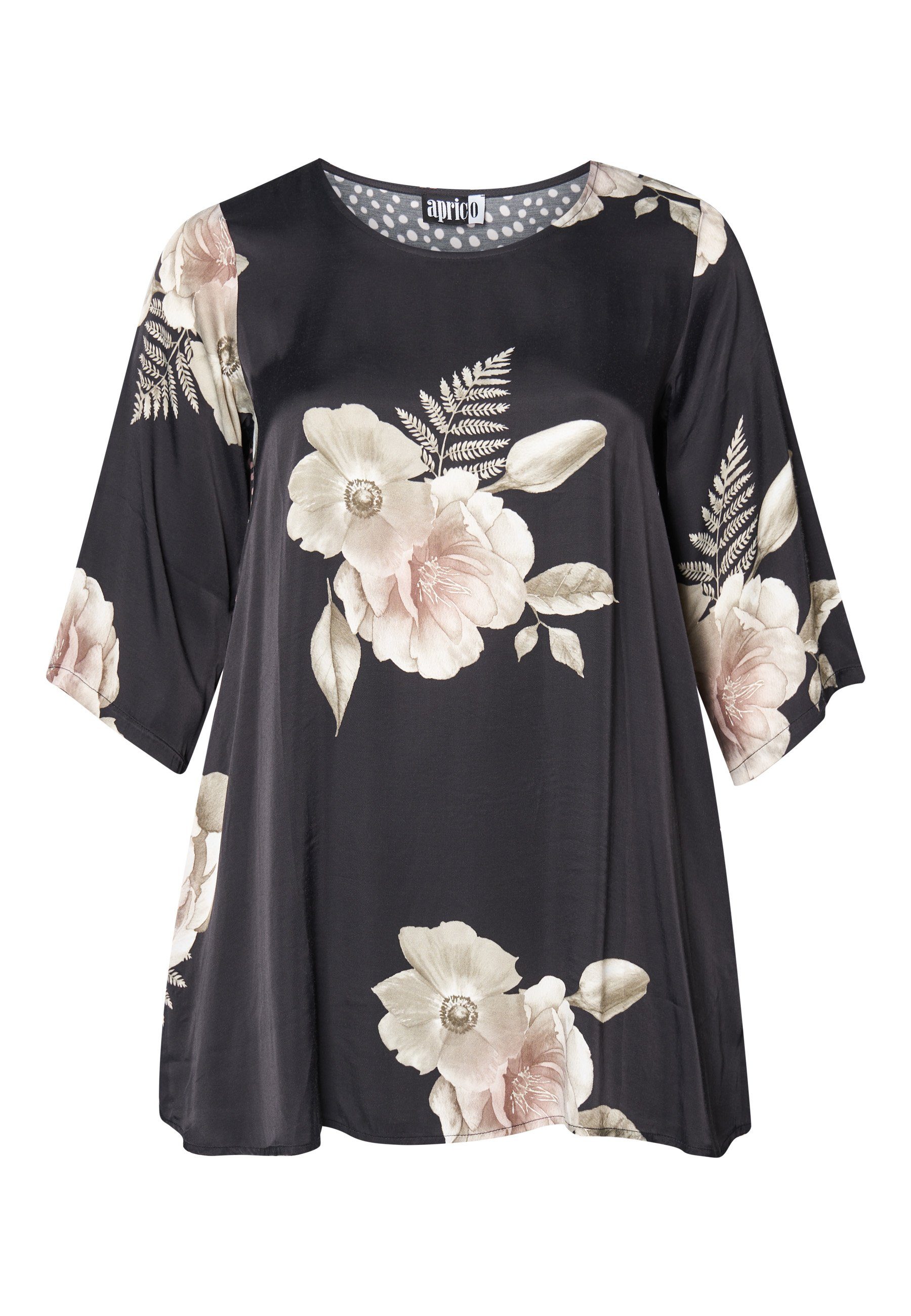 Aprico Blouse met lange mouwen AP tuniekblouse met print
