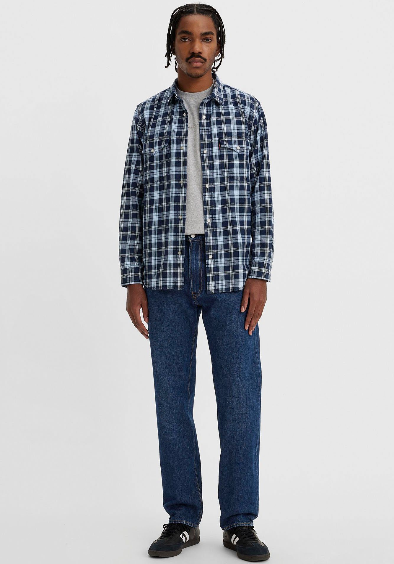 Levi's® Straight jeans 551Z AUTHENTIC met leren badge