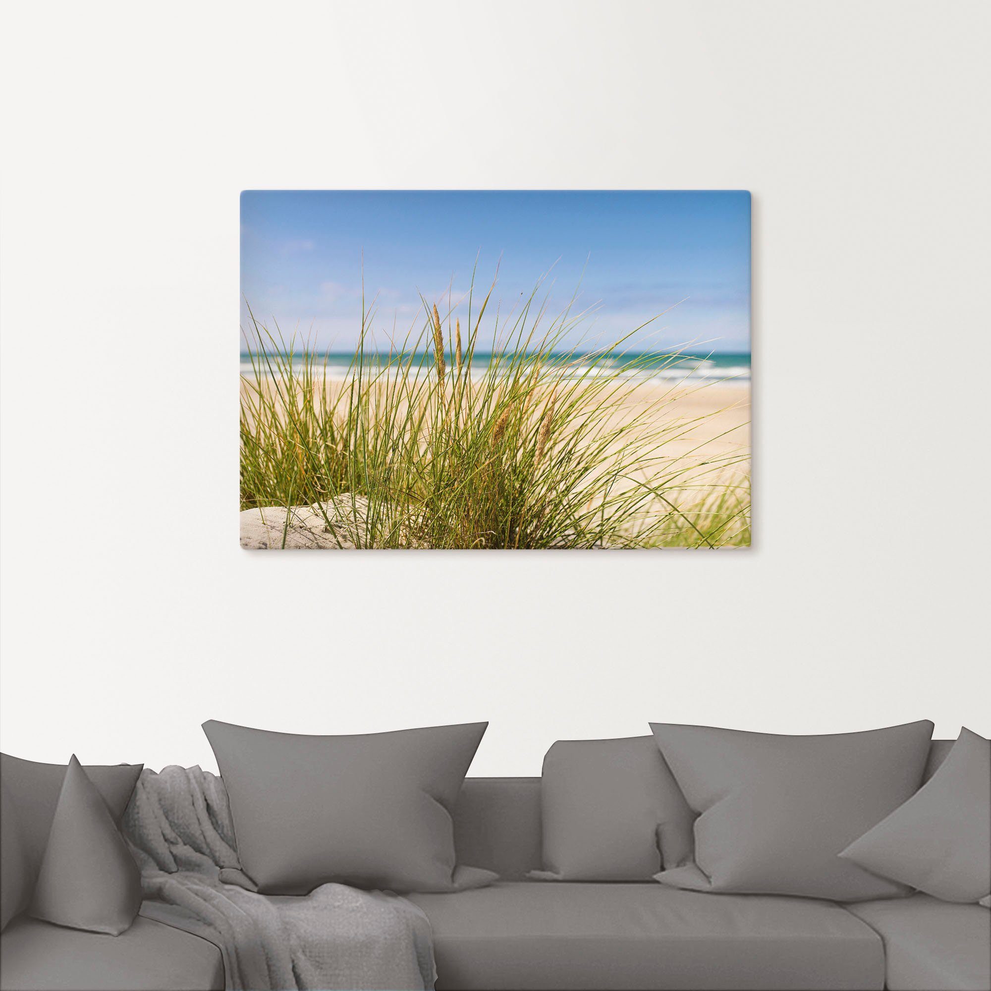 Artland Artprint Duingras als artprint van aluminium, artprint voor buiten, artprint op linnen, poster in verschillende maten. maten