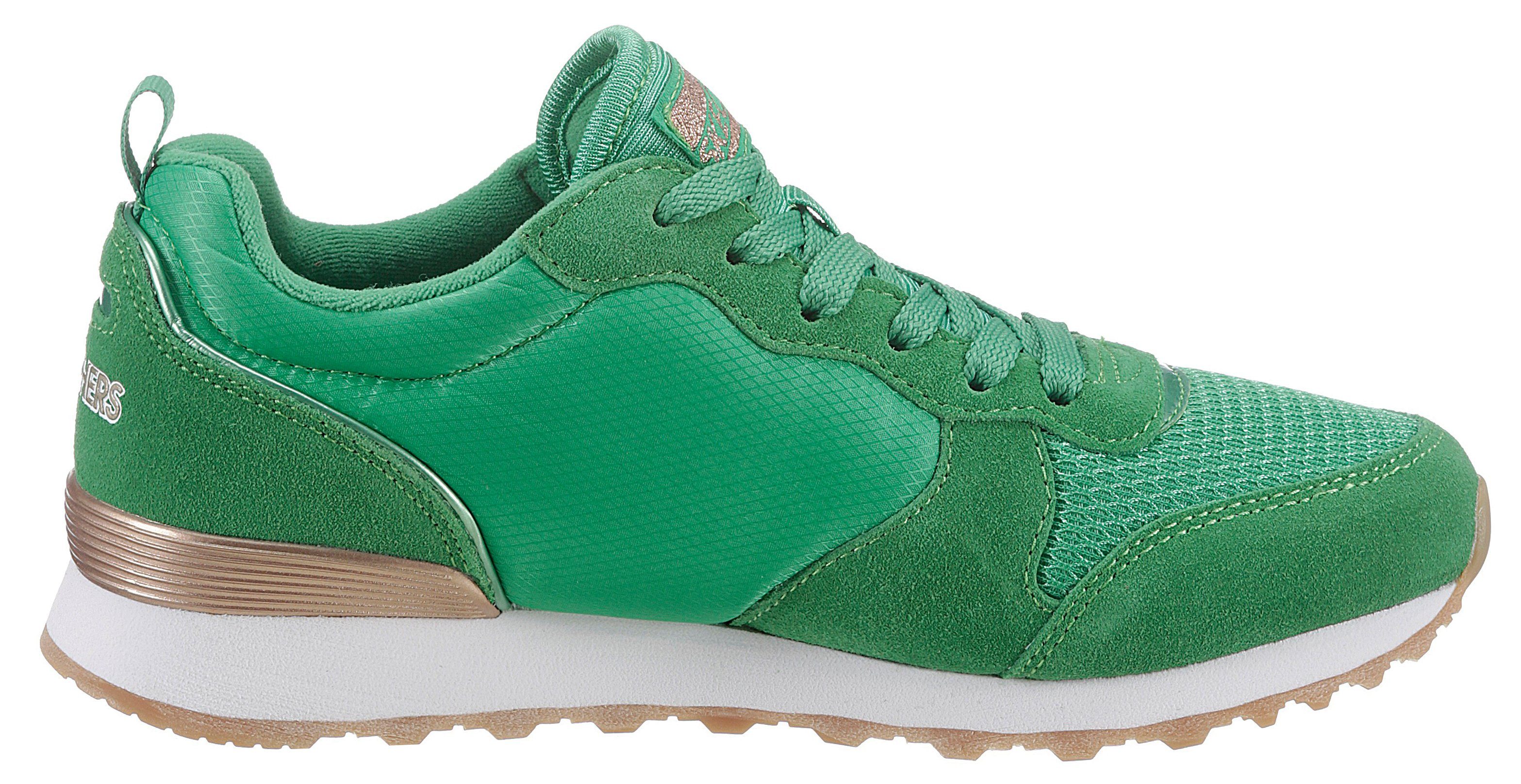 Skechers Sneakers OG 85 - GOLDN GURL Veterschoen, originele retro-jogginschoen met Air-Cooled Memory Foam®
