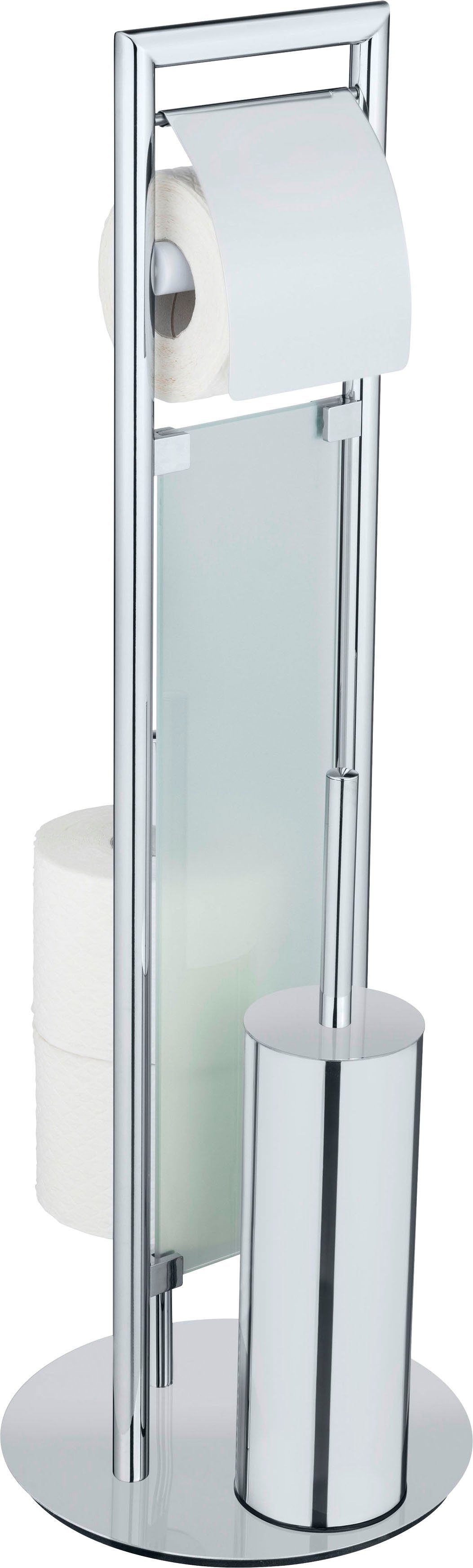 WENKO Toiletset Sulmona met siliconen borstelkop