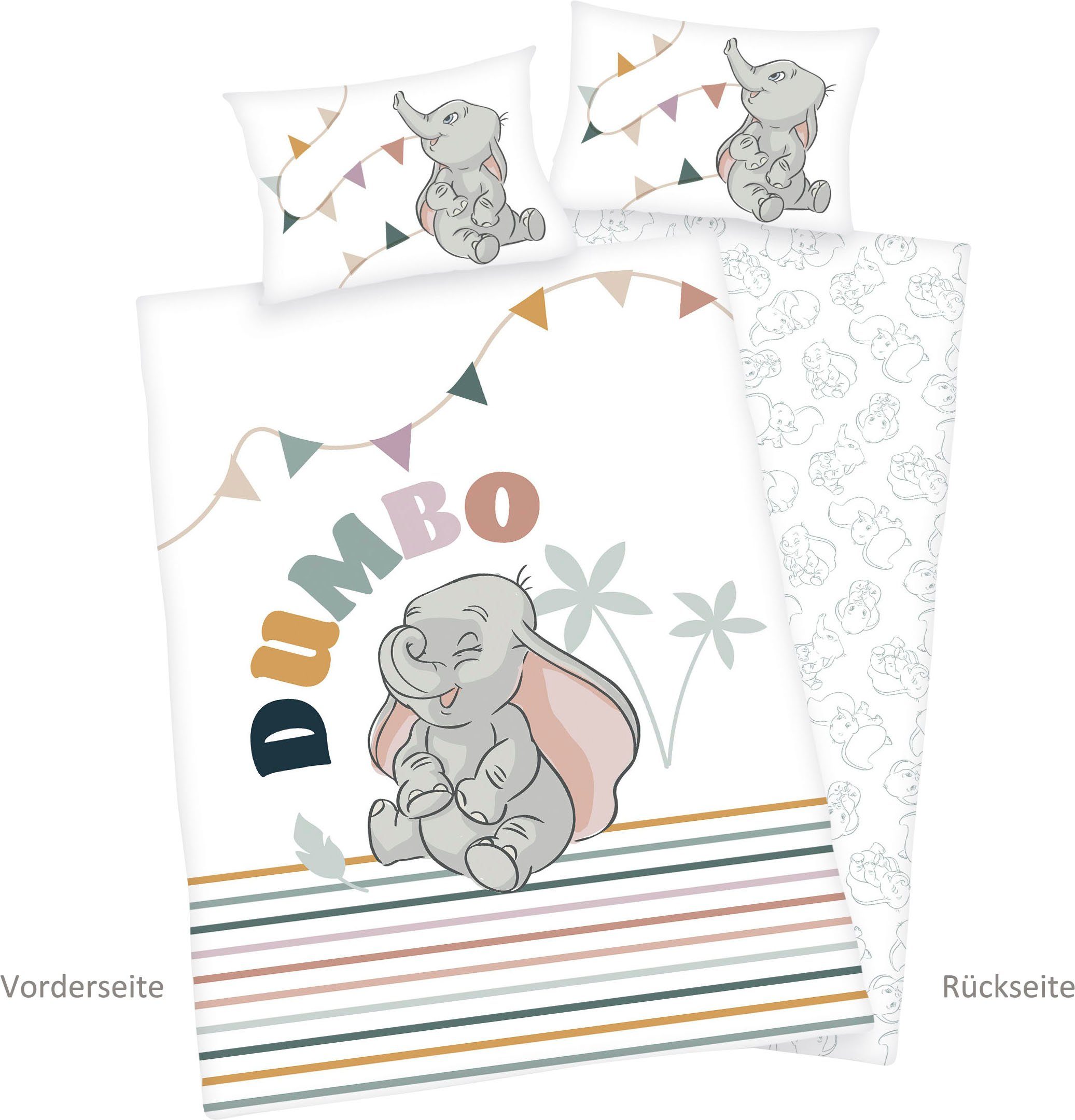Disney Baby-overtrekset Disney´s Dombo met liefdevol motief
