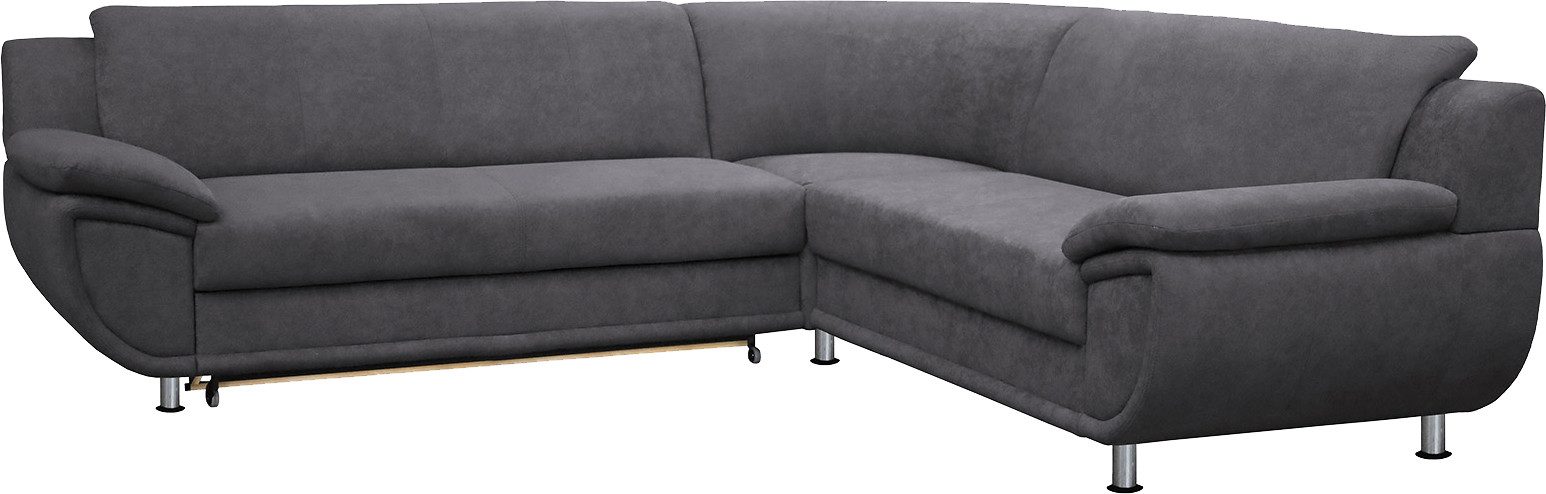 TRENDMANUFAKTUR Hoekbank Rondo optioneel met slaapfunctie, 267x247 cm (BxD), brede armleuningen