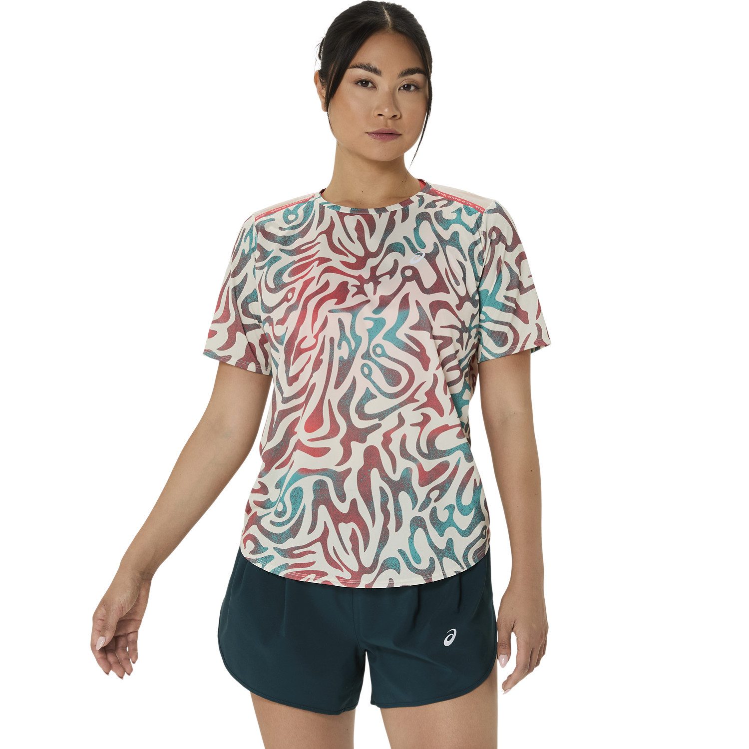 Asics Runningshirt ROAD ALL OVER PRINT SS TOP