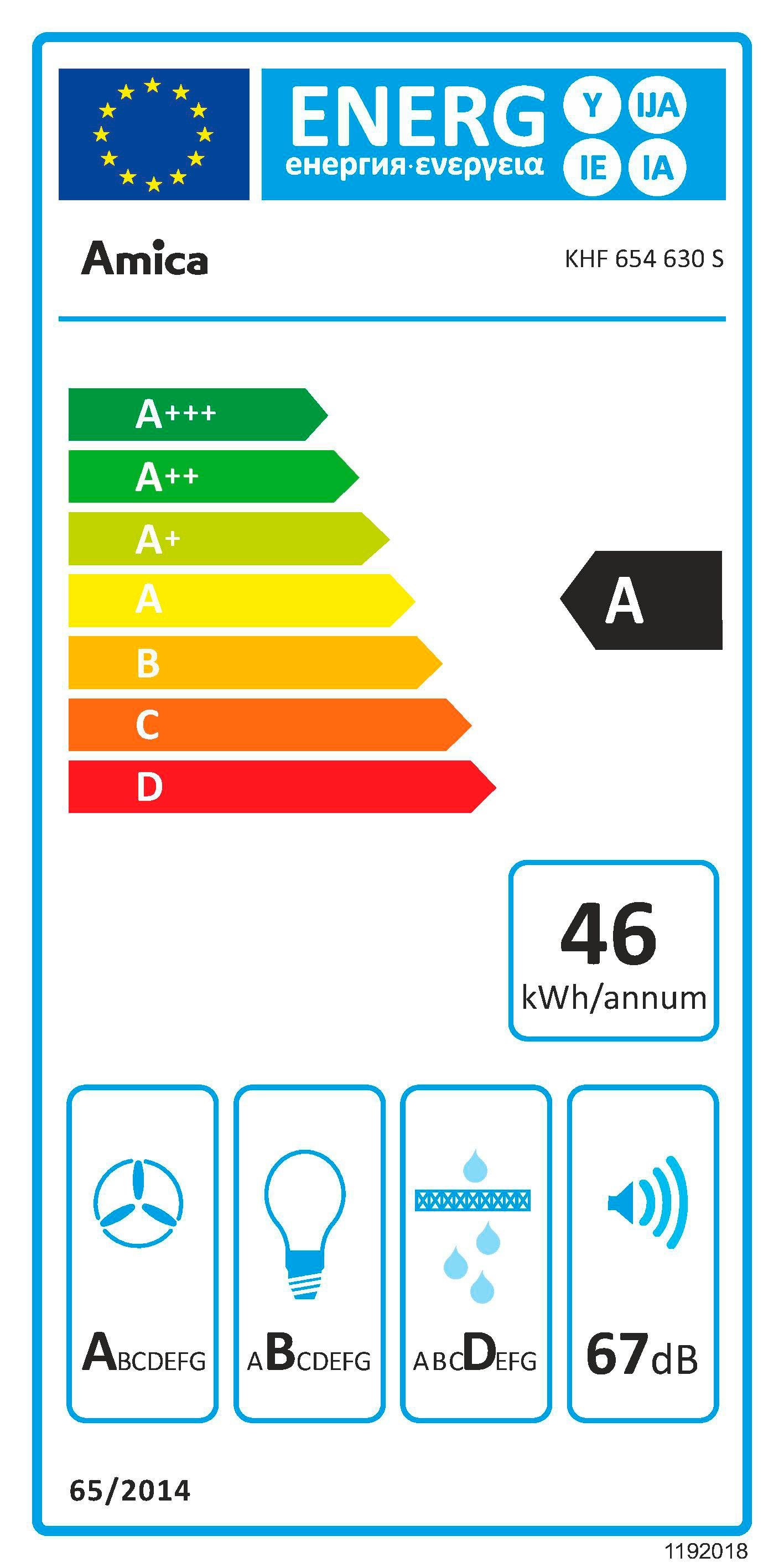 Amica Schouwkap KHF 654 630