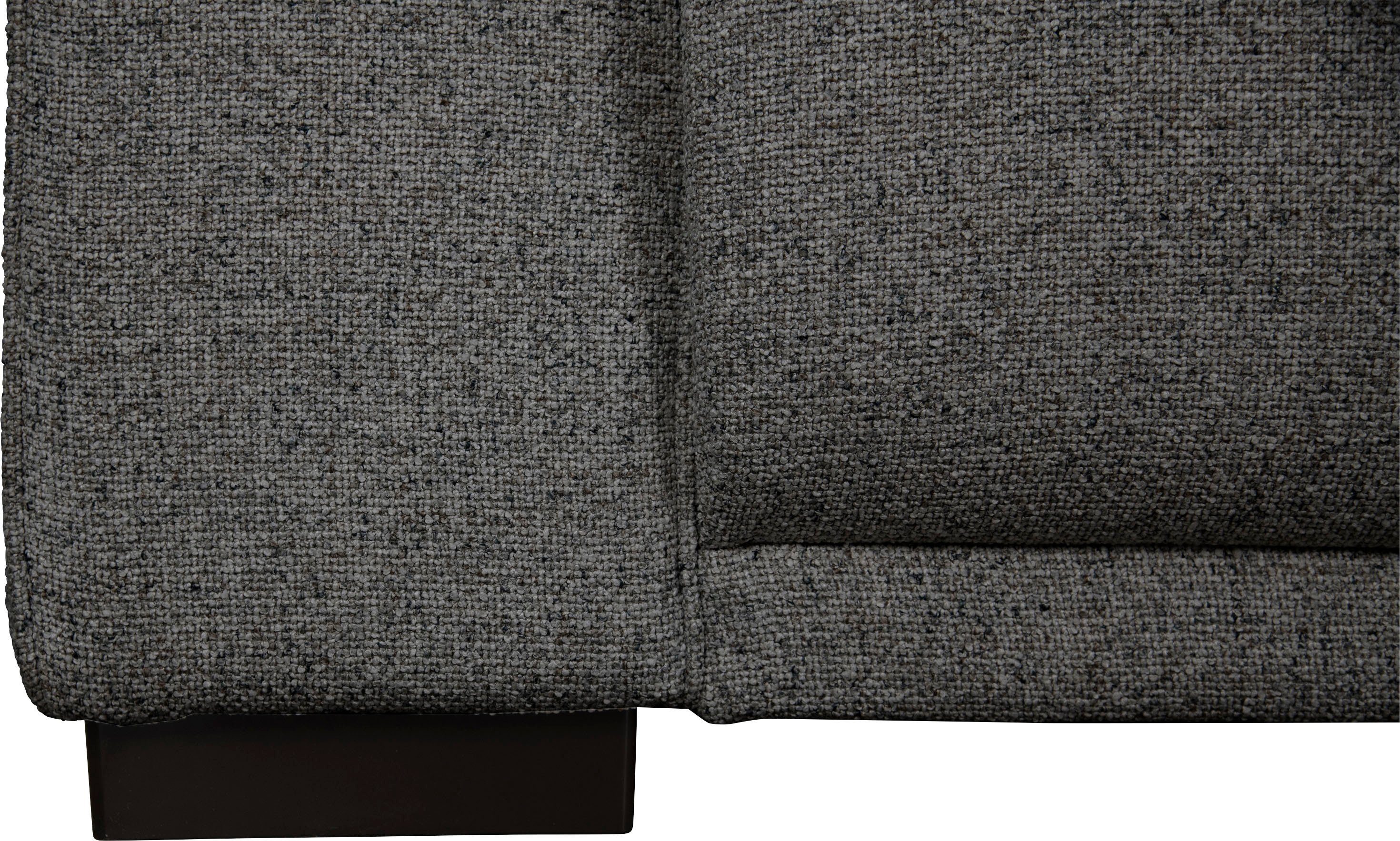 Home affaire Hoekbank BORNHOLM L-vorm met chaise longue, afmetingen B/D/H: 234/162/85 cm Recamiere links of rechts bestelbaar, golfvering, inclusief 2 kussens