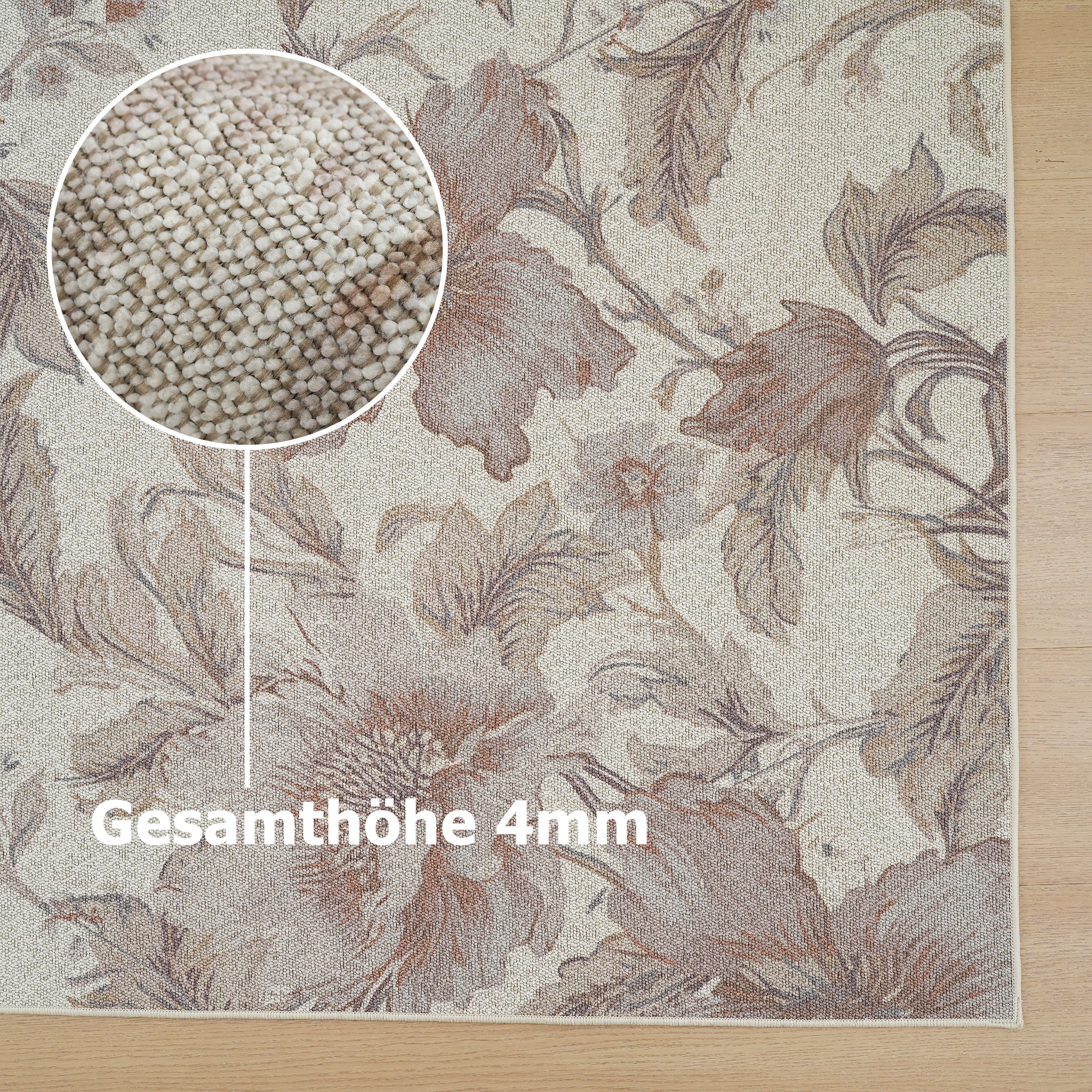Guido Maria Kretschmer Home&Living Vloerkleed Toulon Bloemen ontwerp, woonkamer, slaapkamer, eetkamer, wasbaar