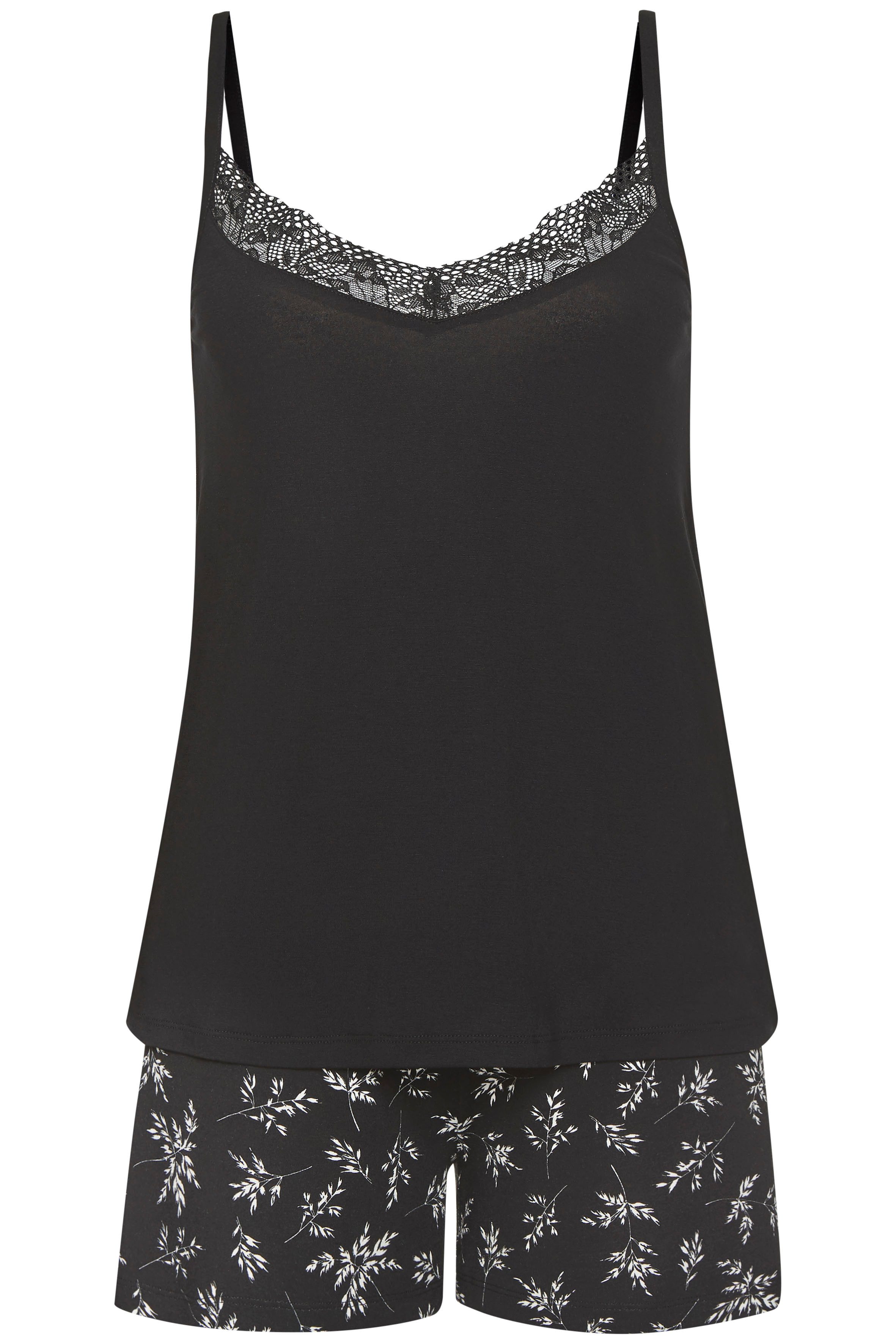 Vivance Dreams Shortama met mooie kantdetails (set, 2-delig)