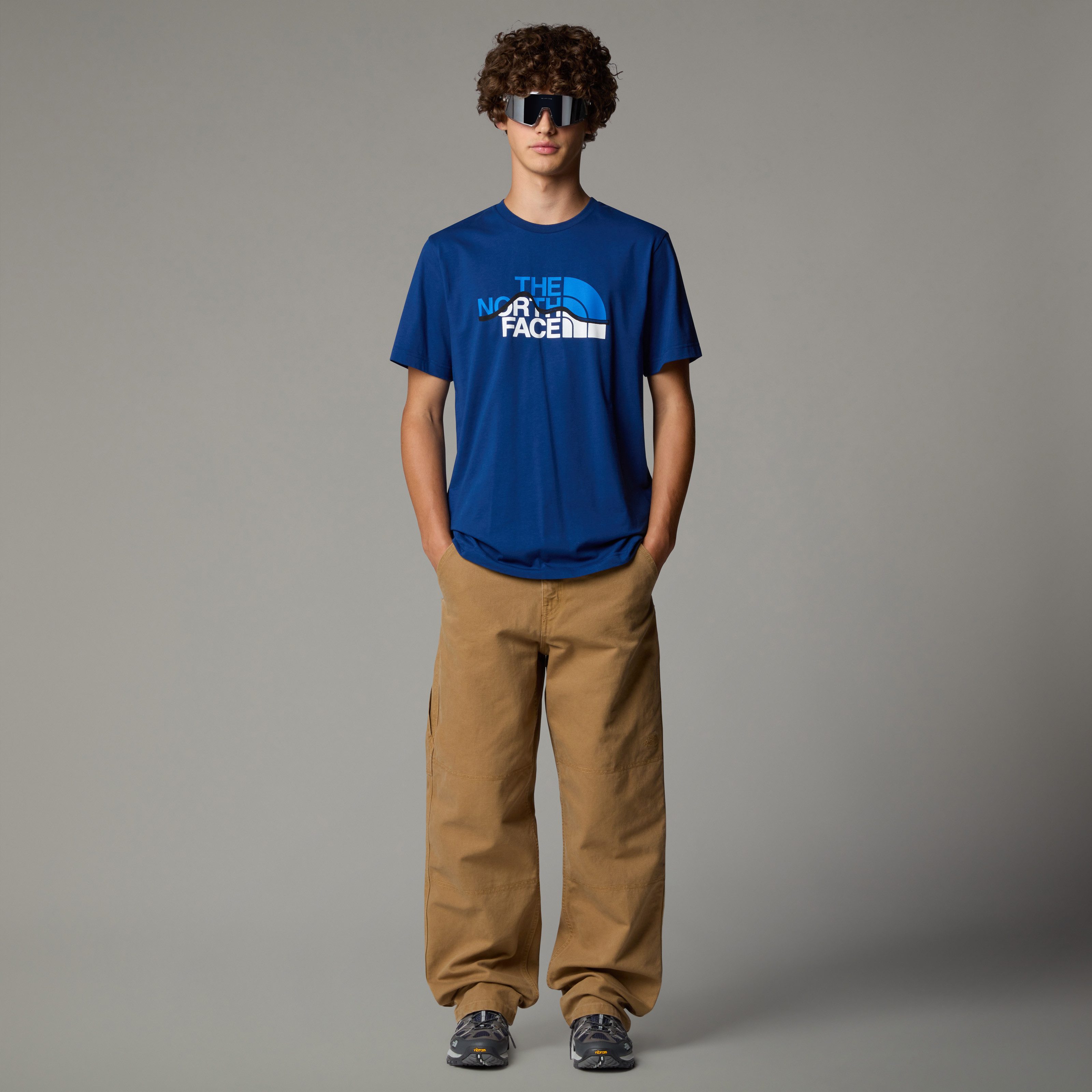 The North Face T-shirt M SS MOUNTAIN LINE TEE (1-delig)