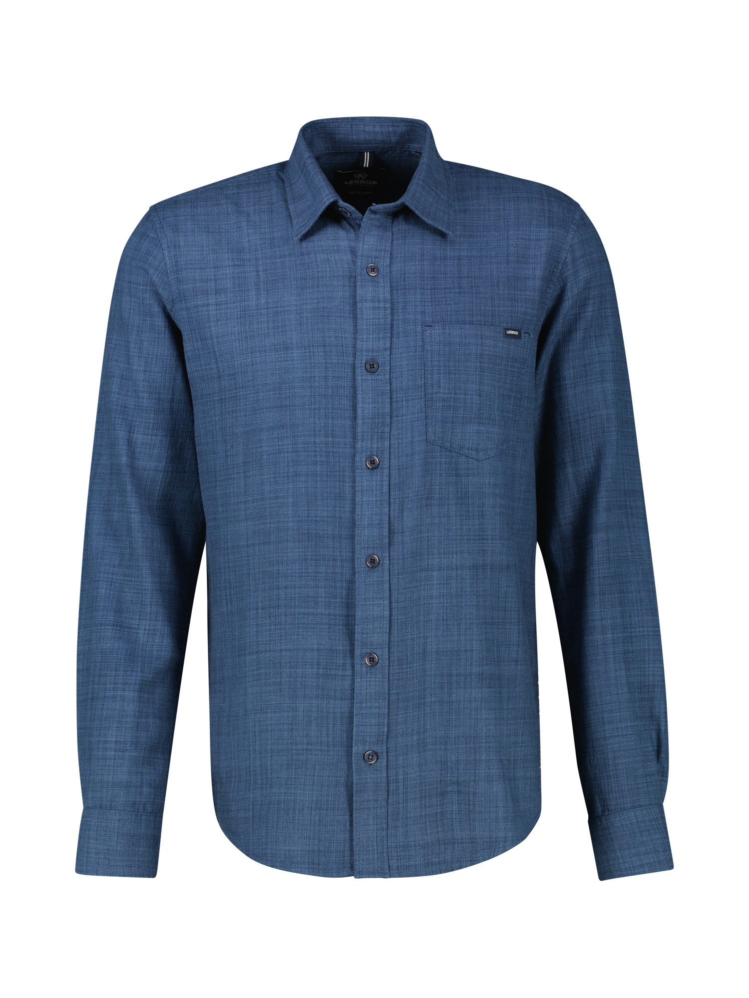 Lerros Overhemd met lange mouwen LERROS herenoverhemd, fancy twill