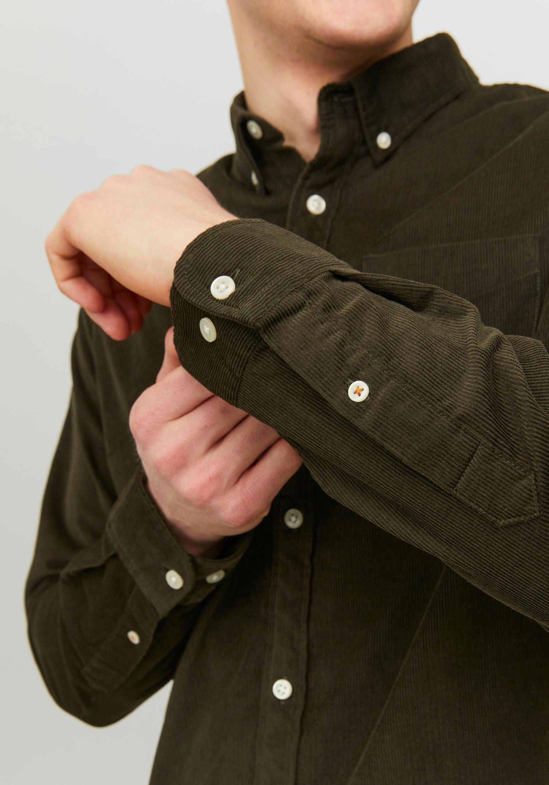 Jack & Jones Overhemd met lange mouwen JJECLASSIC CORD SHIRT LS SN