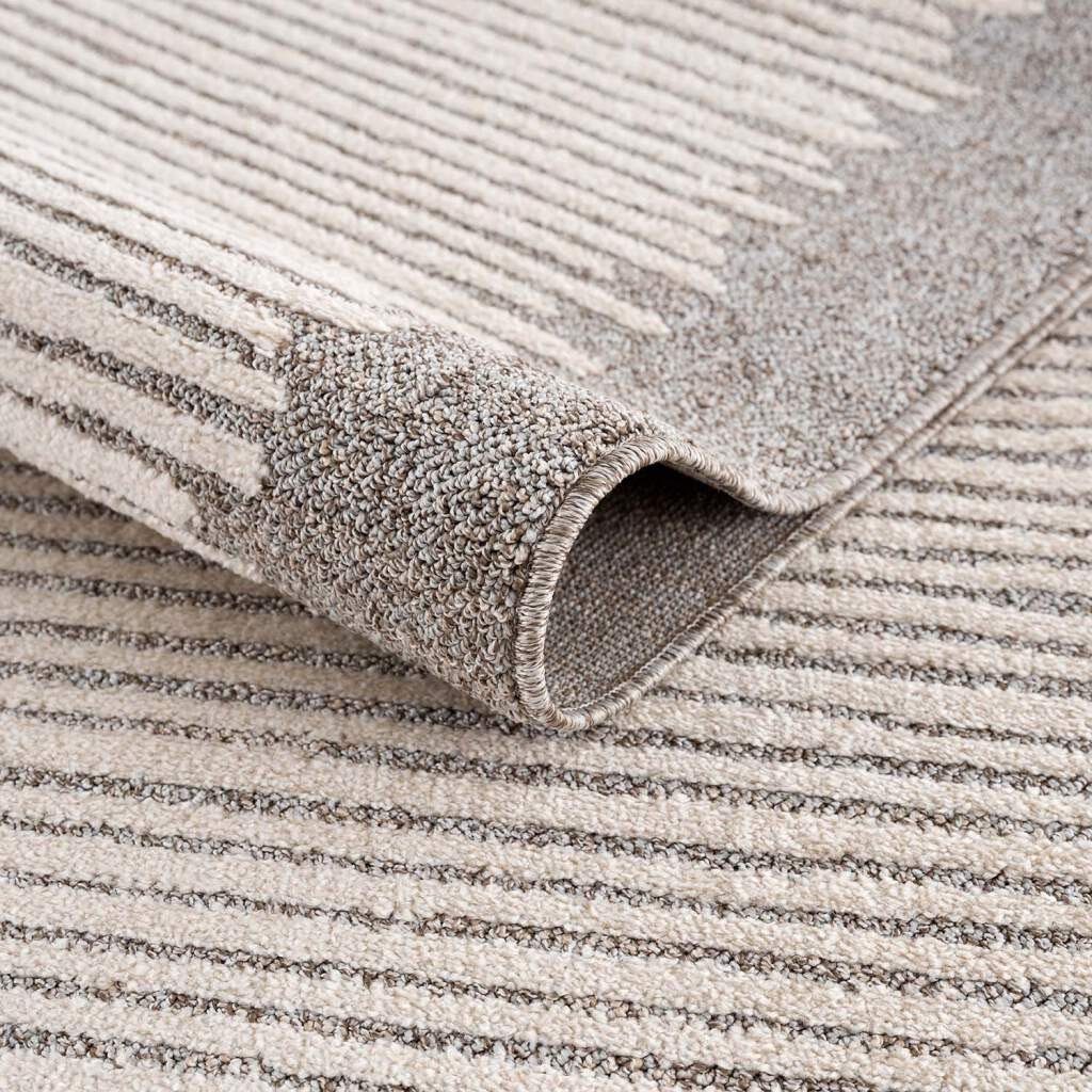 Carpet City Vloerkleed Art 2231 Korte pool, streepmotief, ideaal voor hal & entree