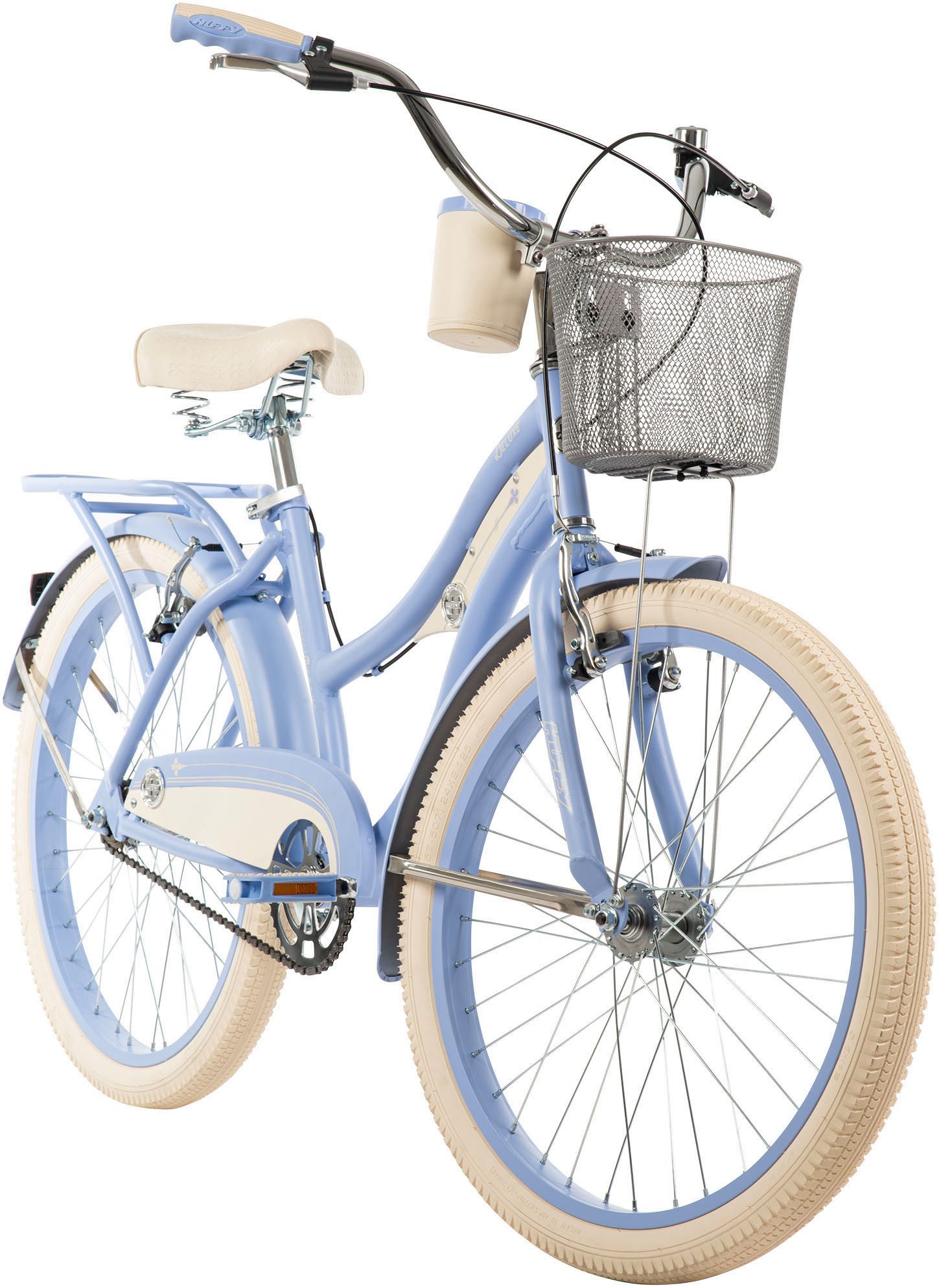 Huffy Tienerfiets Deluxe 24-inch fiets, blauw