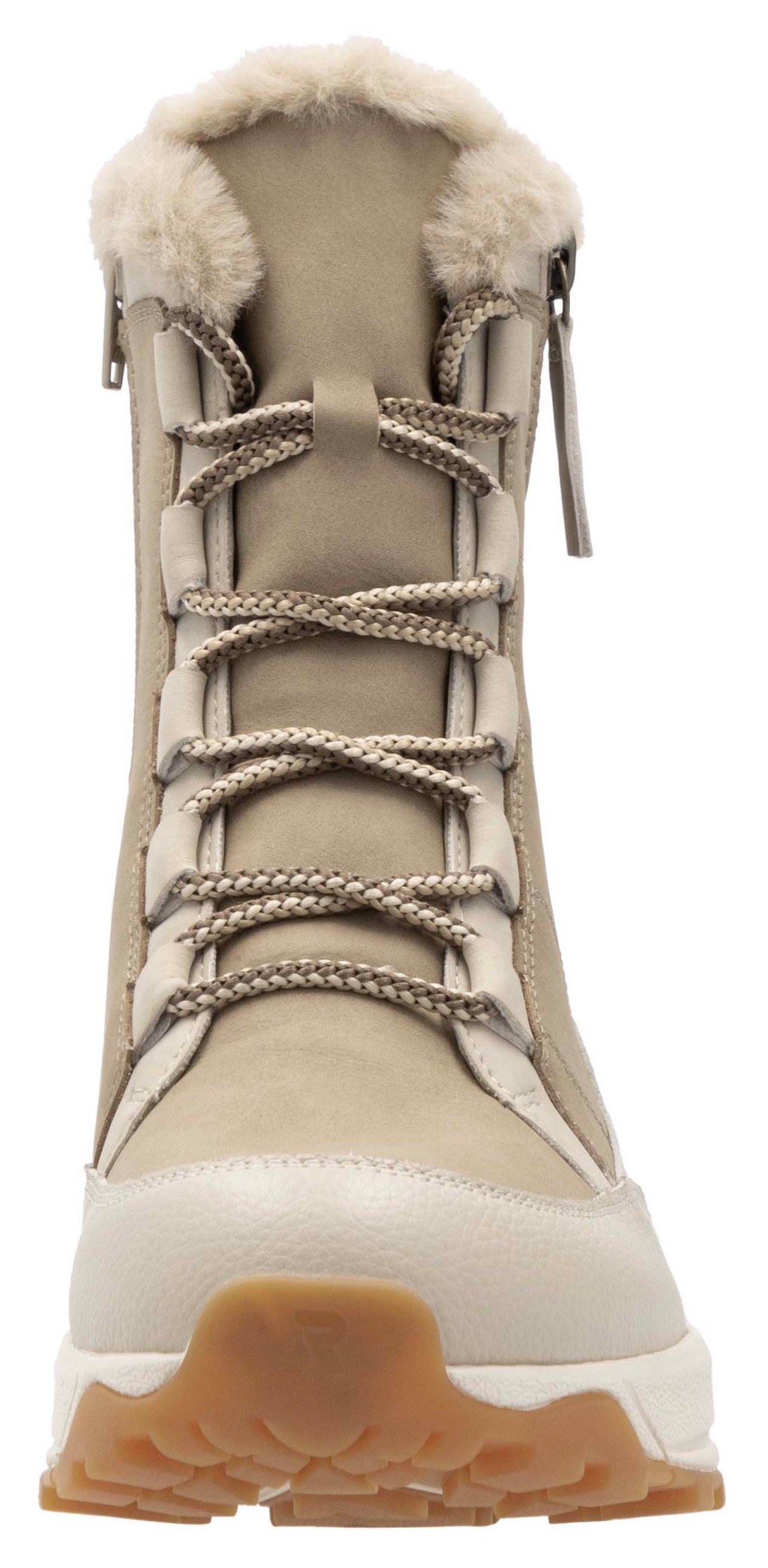 RIEKER Sport Winterlaarzen ankle boot, profile sole, with tex membrane for winter