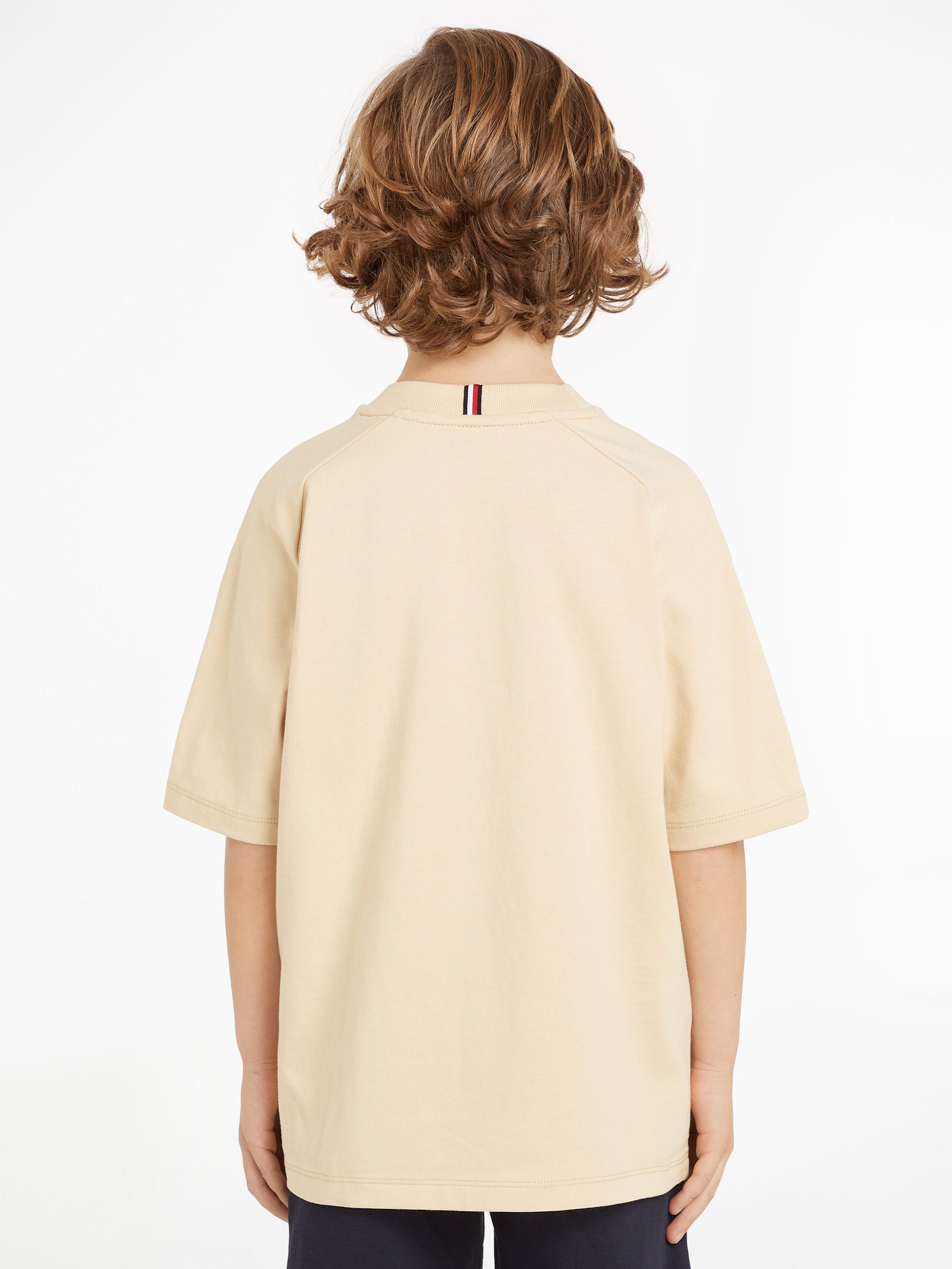 Tommy Hilfiger Shirt met korte mouwen VARSITY EMBROIDERY TEE SS Kinderen tot 16 jaar met logostiksel