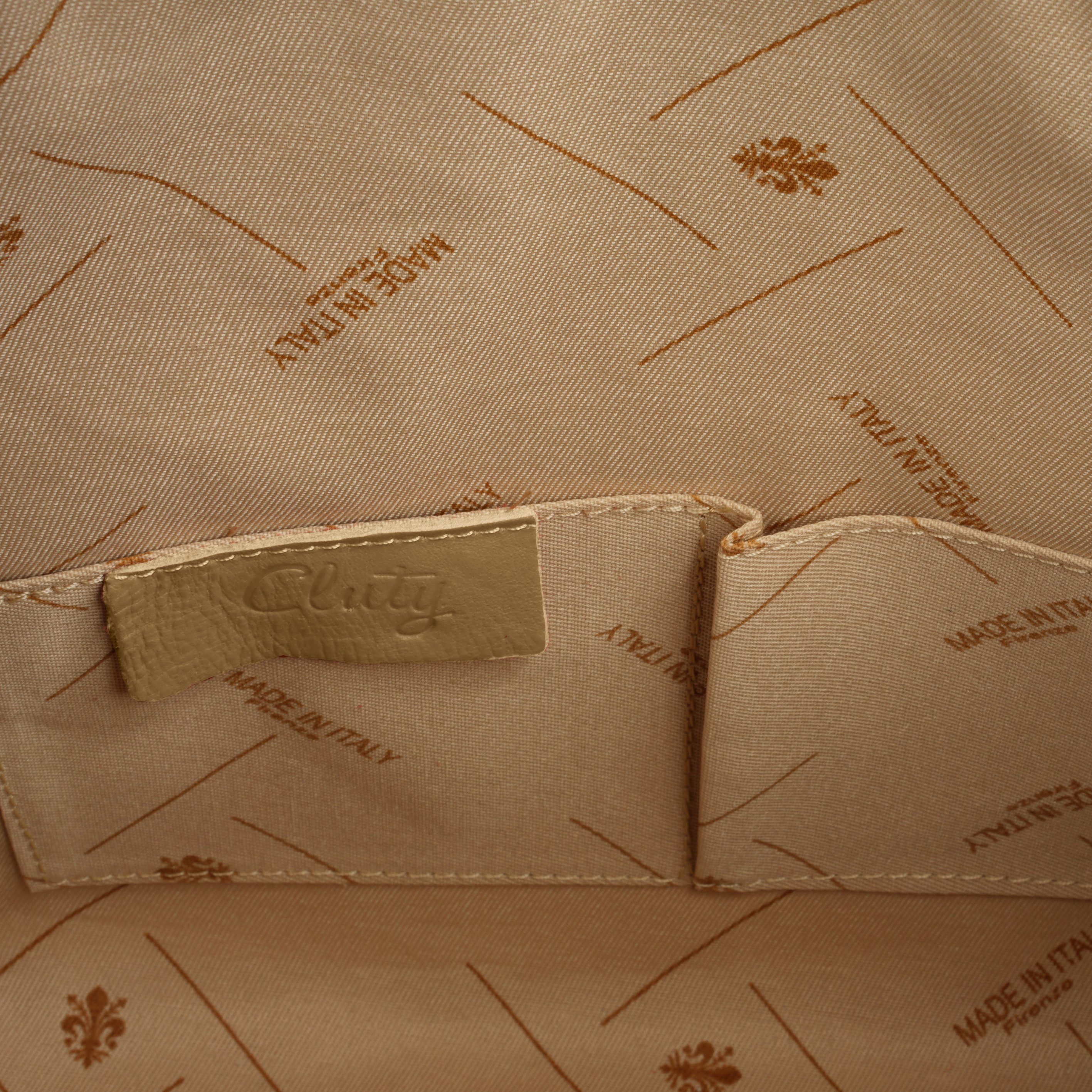 Cluty Tas echt leer, made in italy