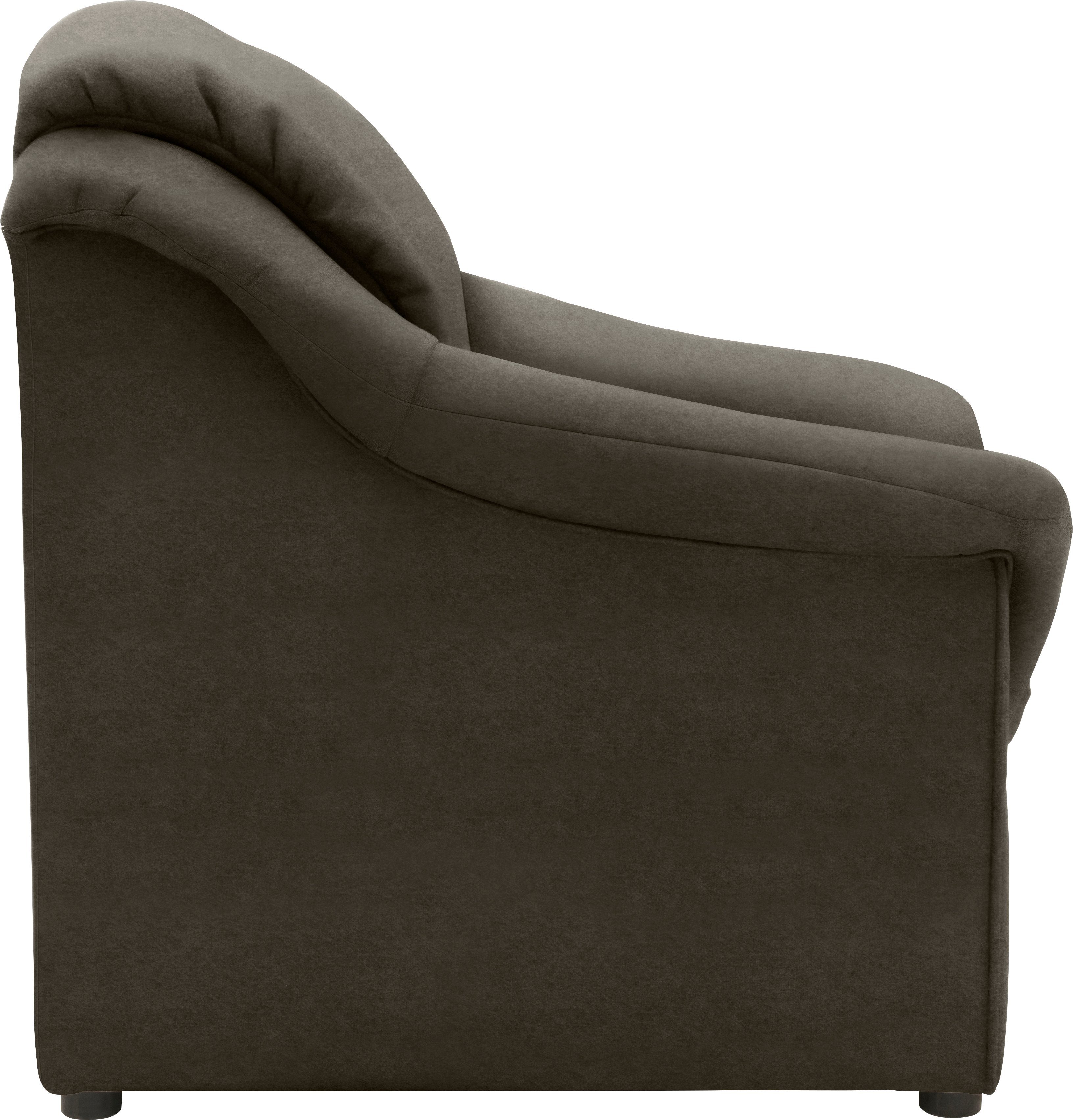 DOMO collection Fauteuil Faenza voor kleine ruimtes, tijdloos en elegant, compacte afmetingen