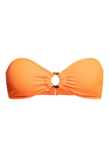 roxy bandeau-bikinitop color jam oranje