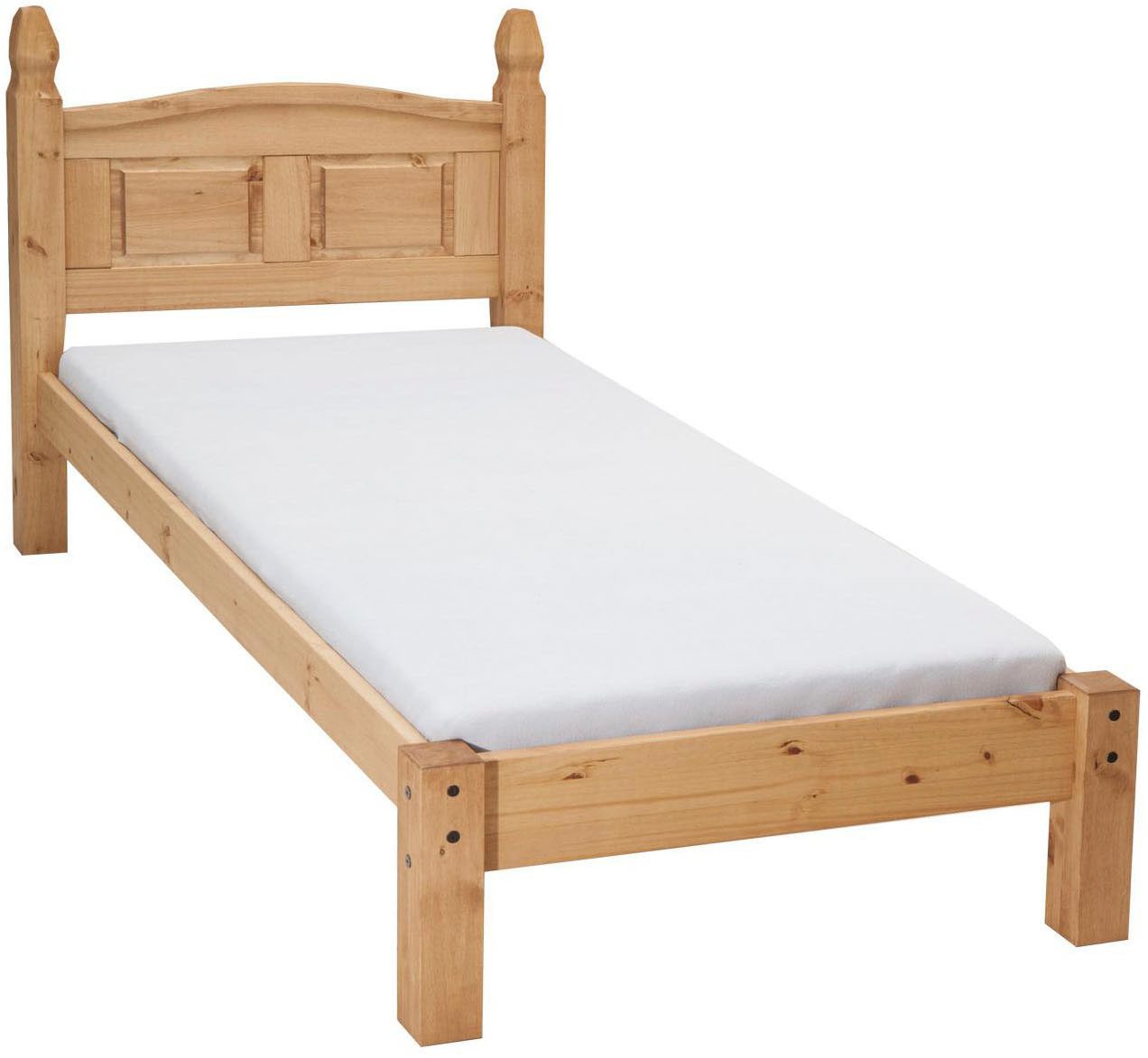 Home affaire Bedframe Houten oppervlak honingkleurig gewaxed (1-delig)