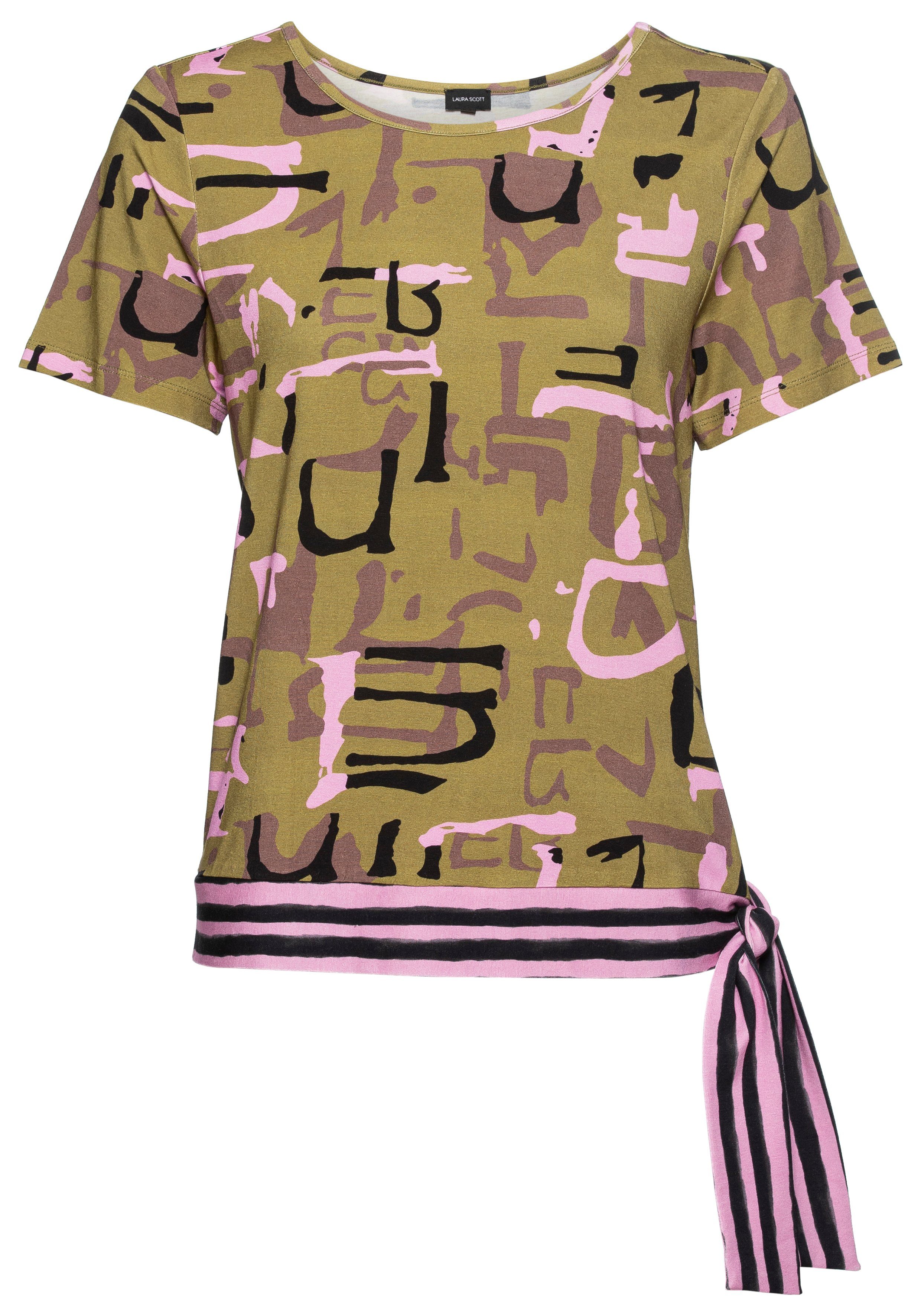 Laura Scott T-shirt met moderne print