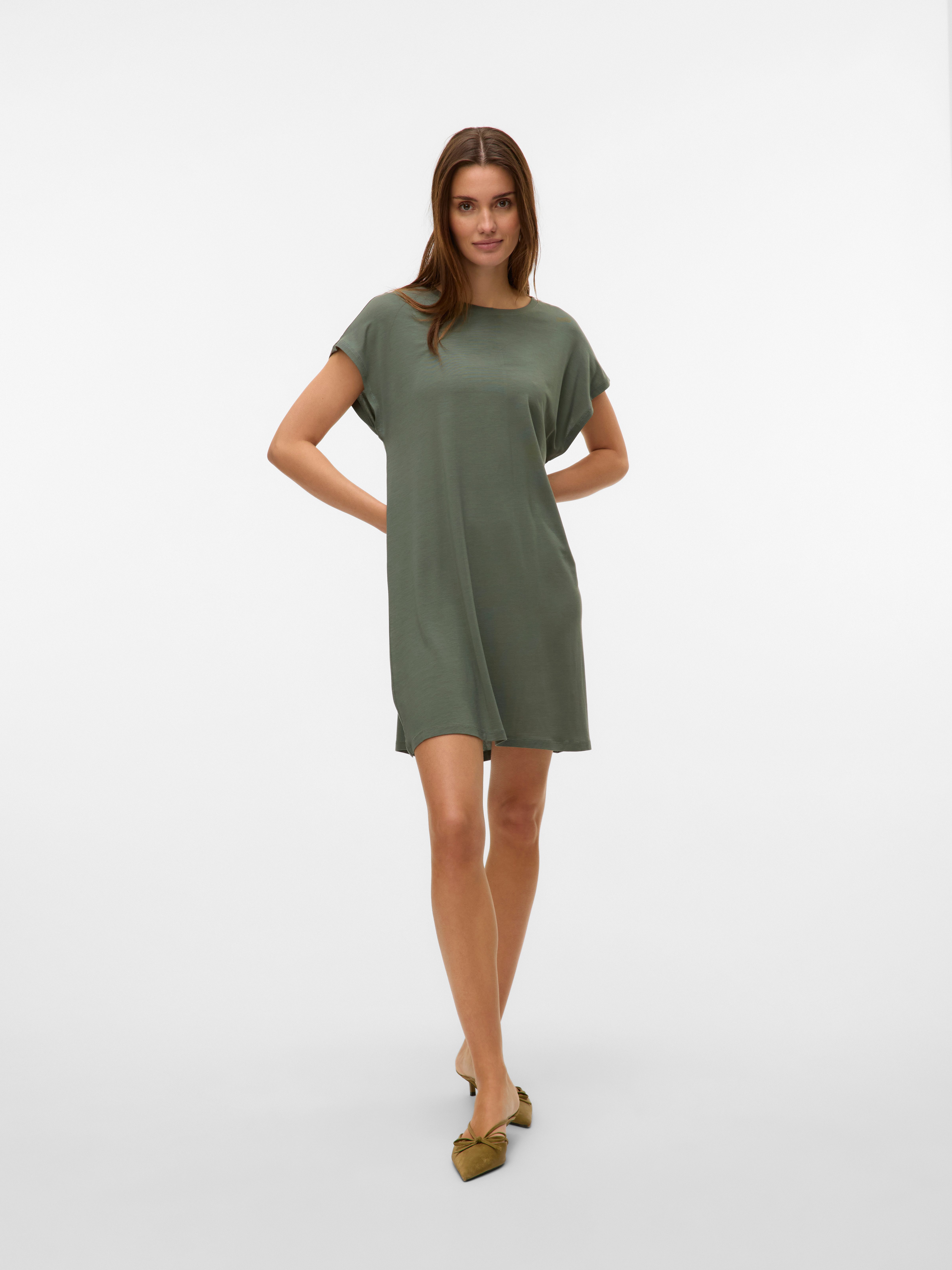 Vero Moda Mini-jurk VMAVA SL KNEE DRESS JRS NOOS