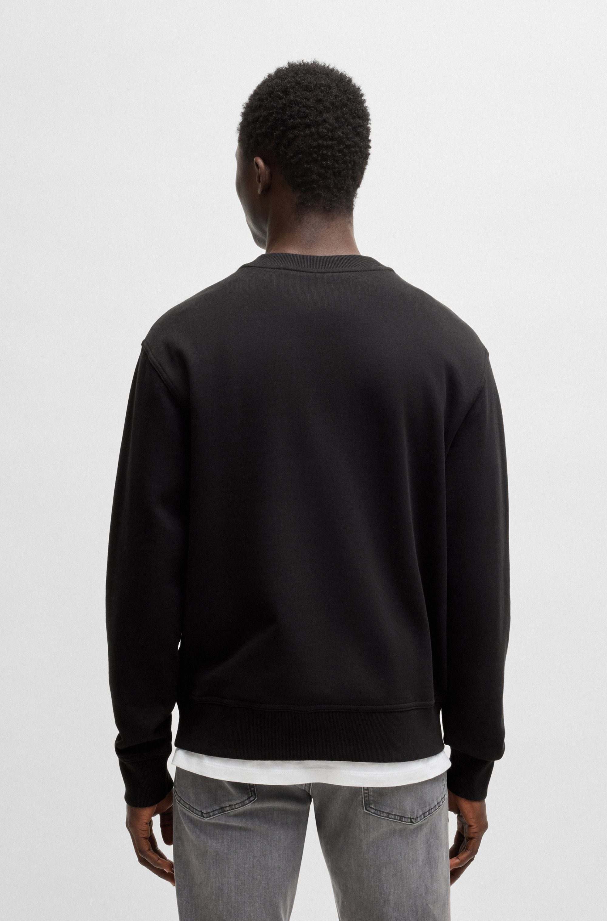 Boss Orange Sweatshirt WeSmallcrew met logo op borsthoogte