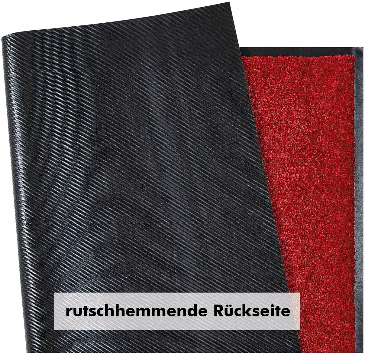 Andiamo Mat Super Wash & Clean, Made in Belgium Vuilopvangmat, uni kleuren, antislip, wasbaar