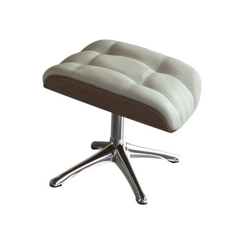 FLEXLUX Voetenbankje Skagen, hocker Hoge comfort, ontspanningsmeubels, voet aluminium hockers wit