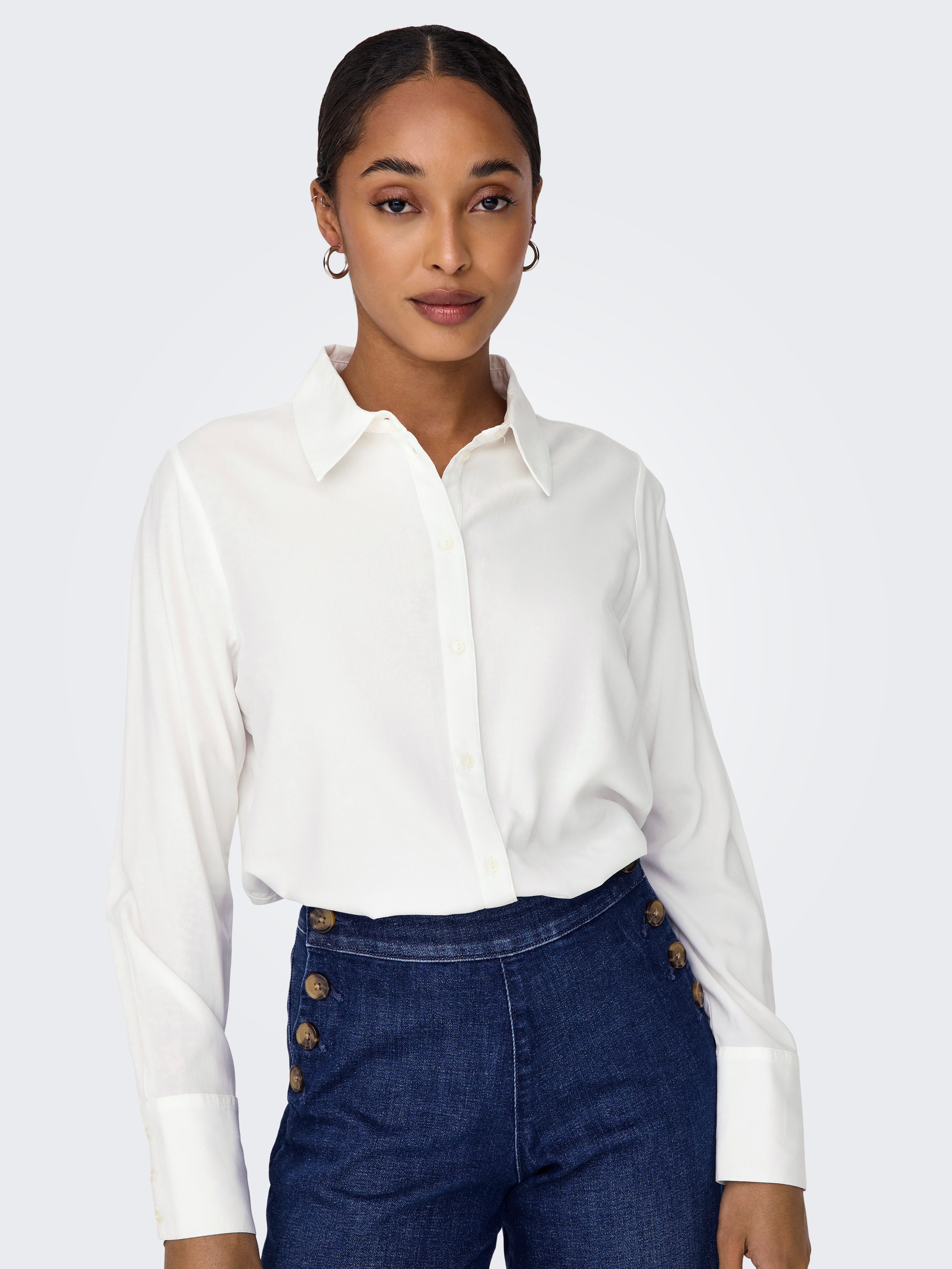 Only Overhemdblouse ONLBERIT LIFE L/S SHIRT WVN
