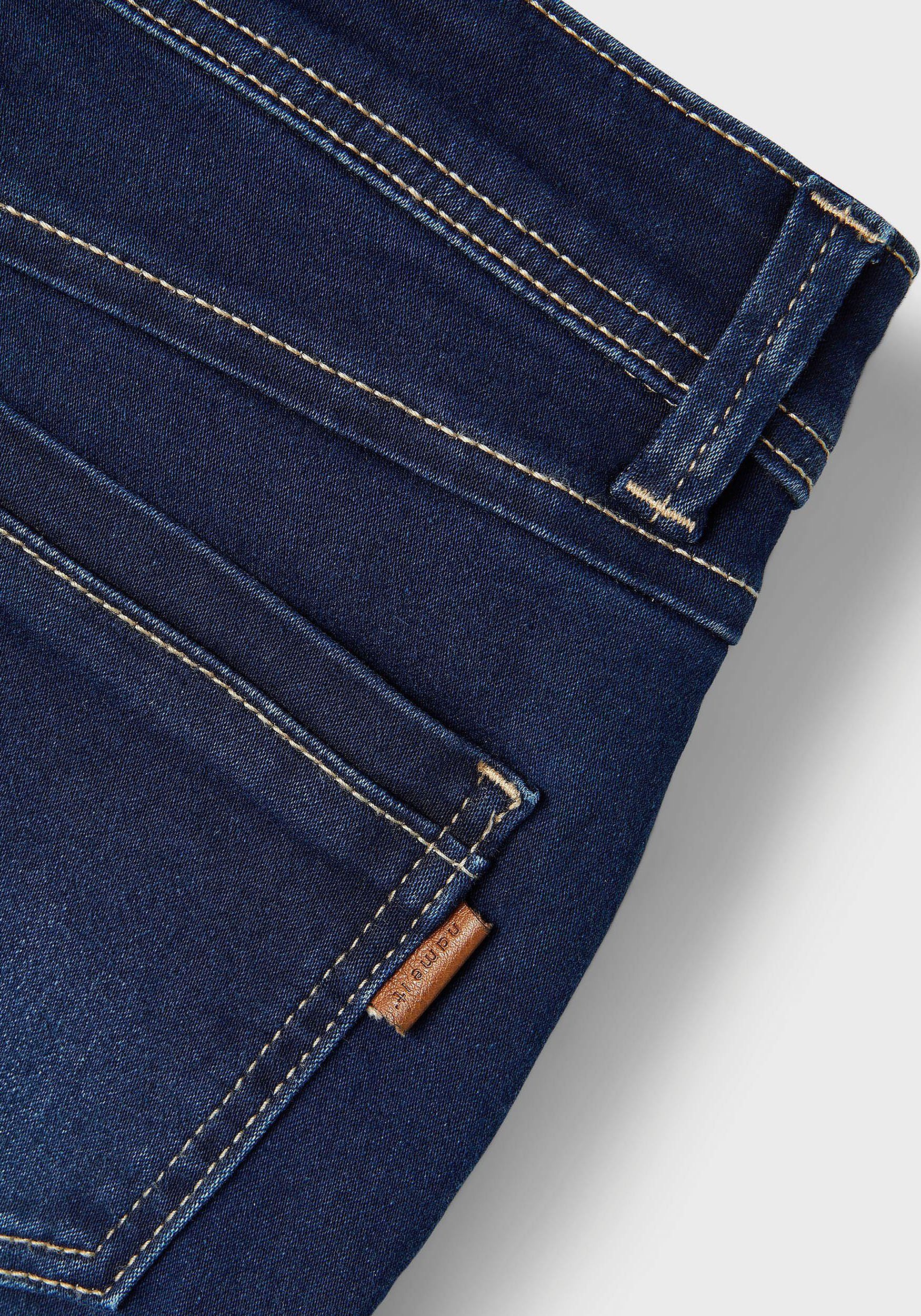 Name It Stretch jeans NKMSILAS voor jongens met verstelbare tailleband en slanke pasvorm