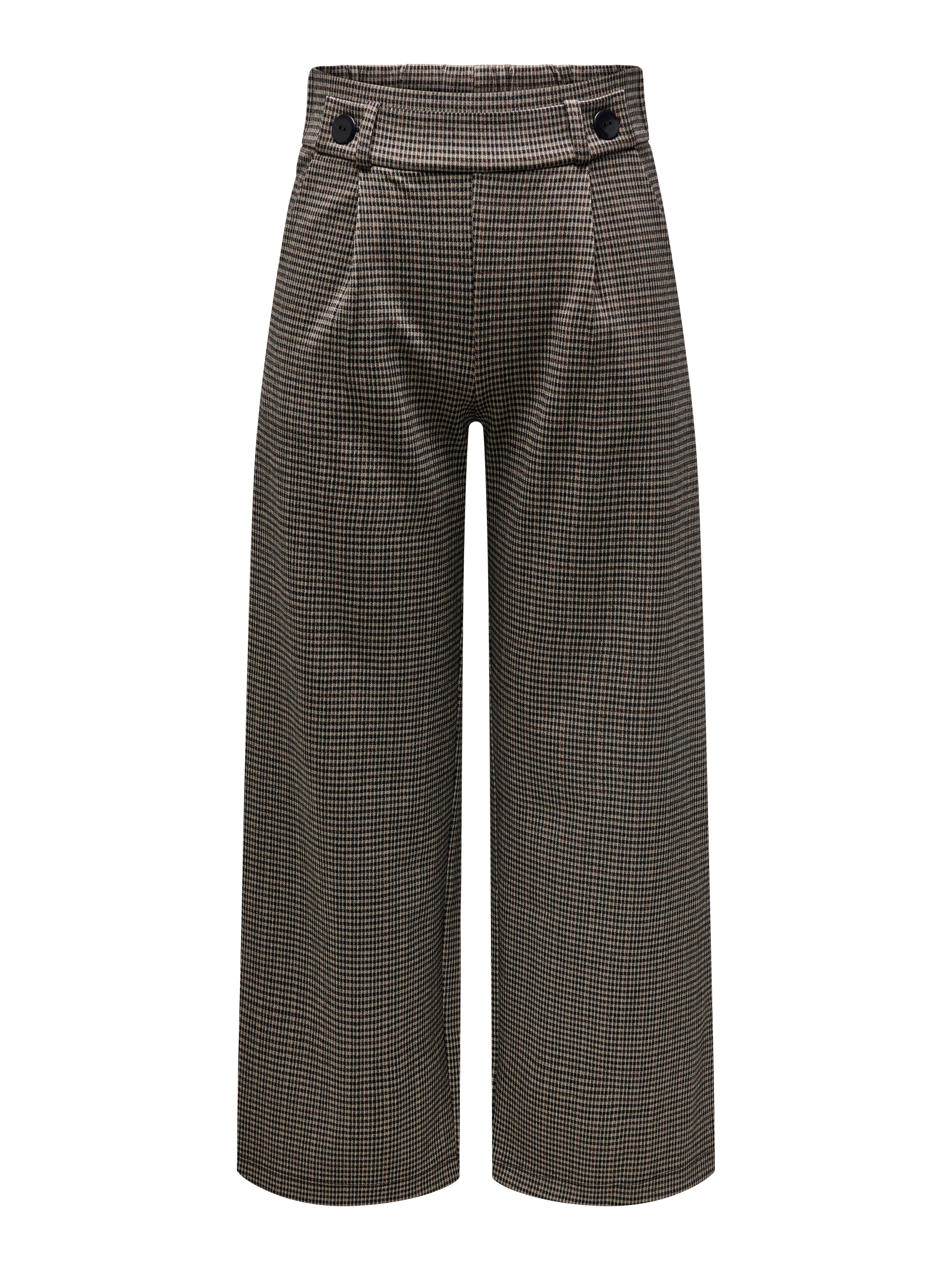 JDY Pantalon JDYGEGGO MIA LONG CHECK PANT JRS NOOS