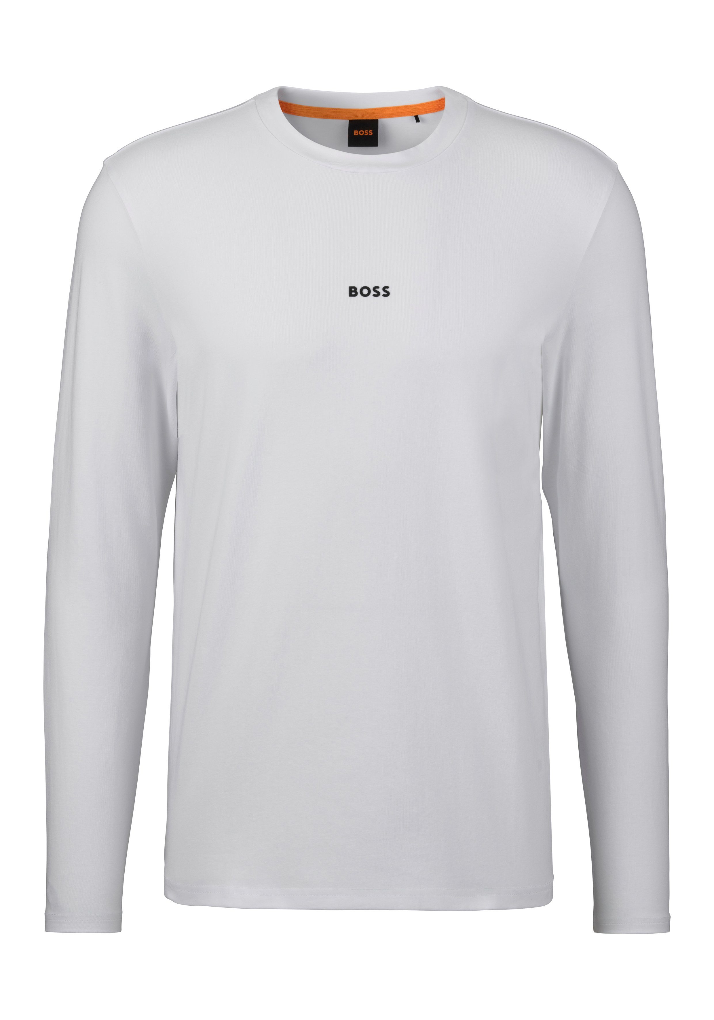 Boss Orange Shirt met lange mouwen TChark met een ronde hals