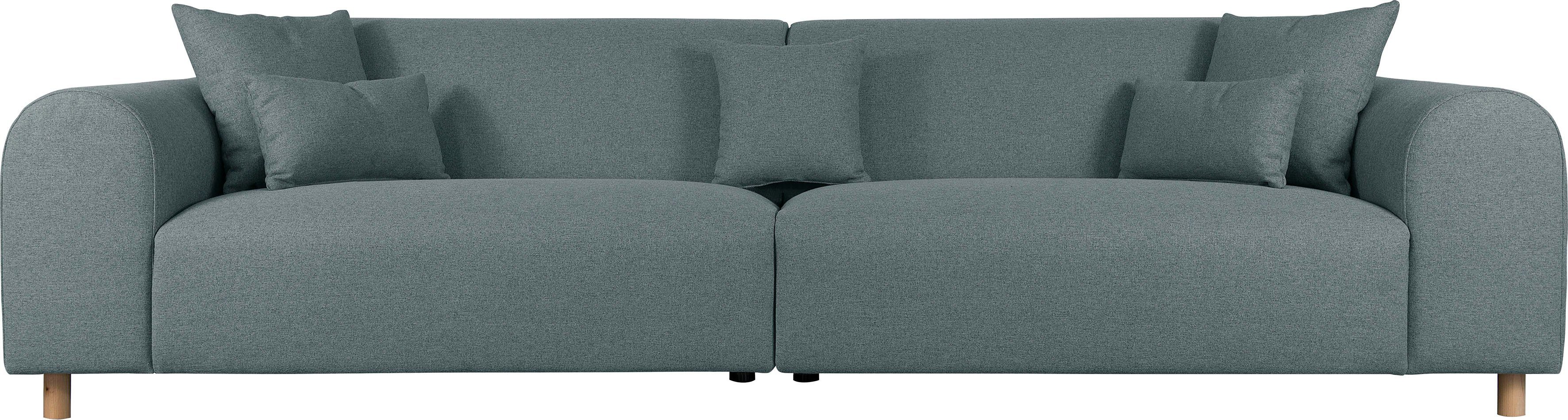 andas Megabank Svennis in 2 stofkwaliteiten, bxdxh: 314x98x83 cm blauw, xxl banken
