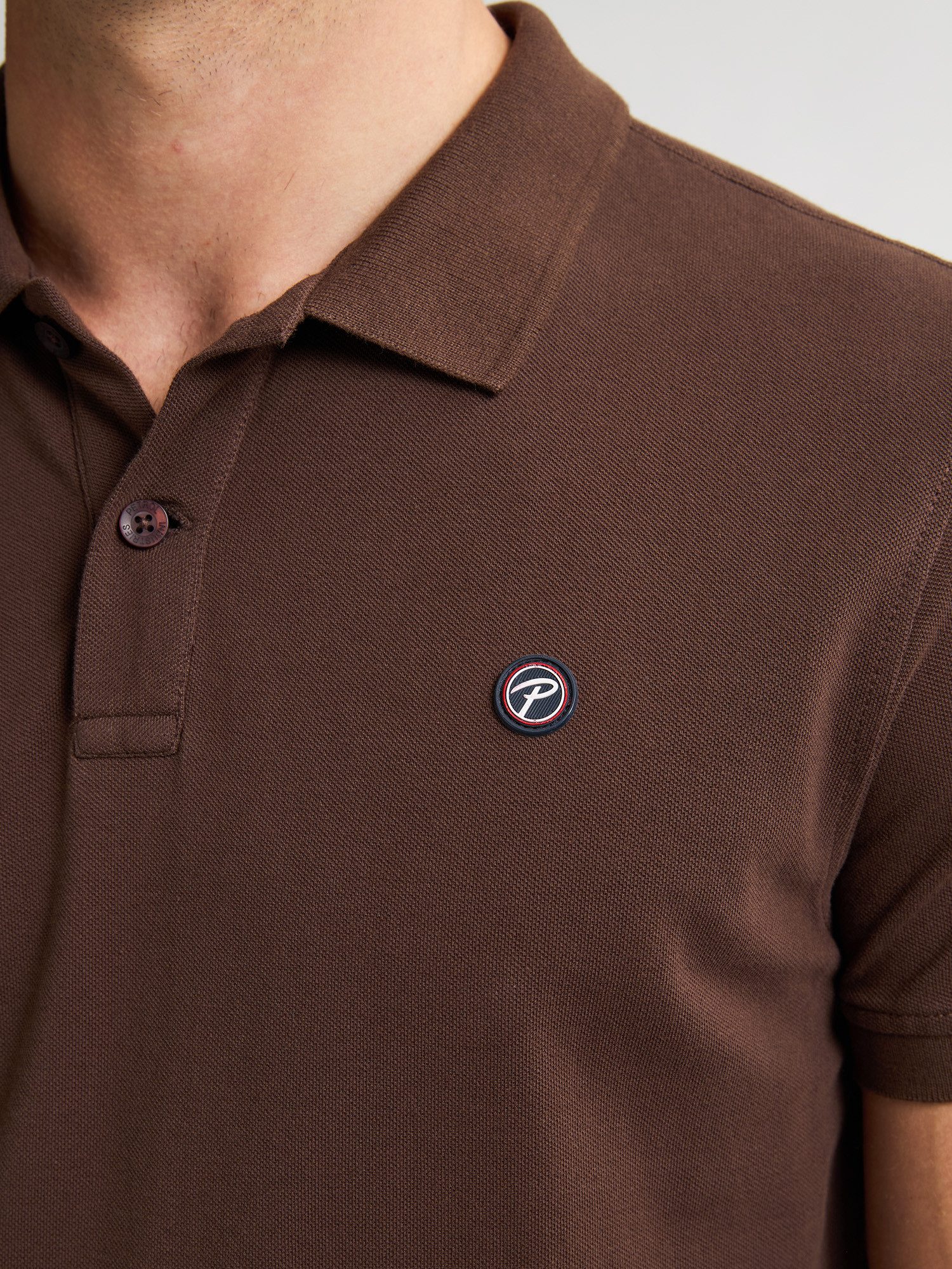 Petrol Industries Poloshirt met geborduurd logo