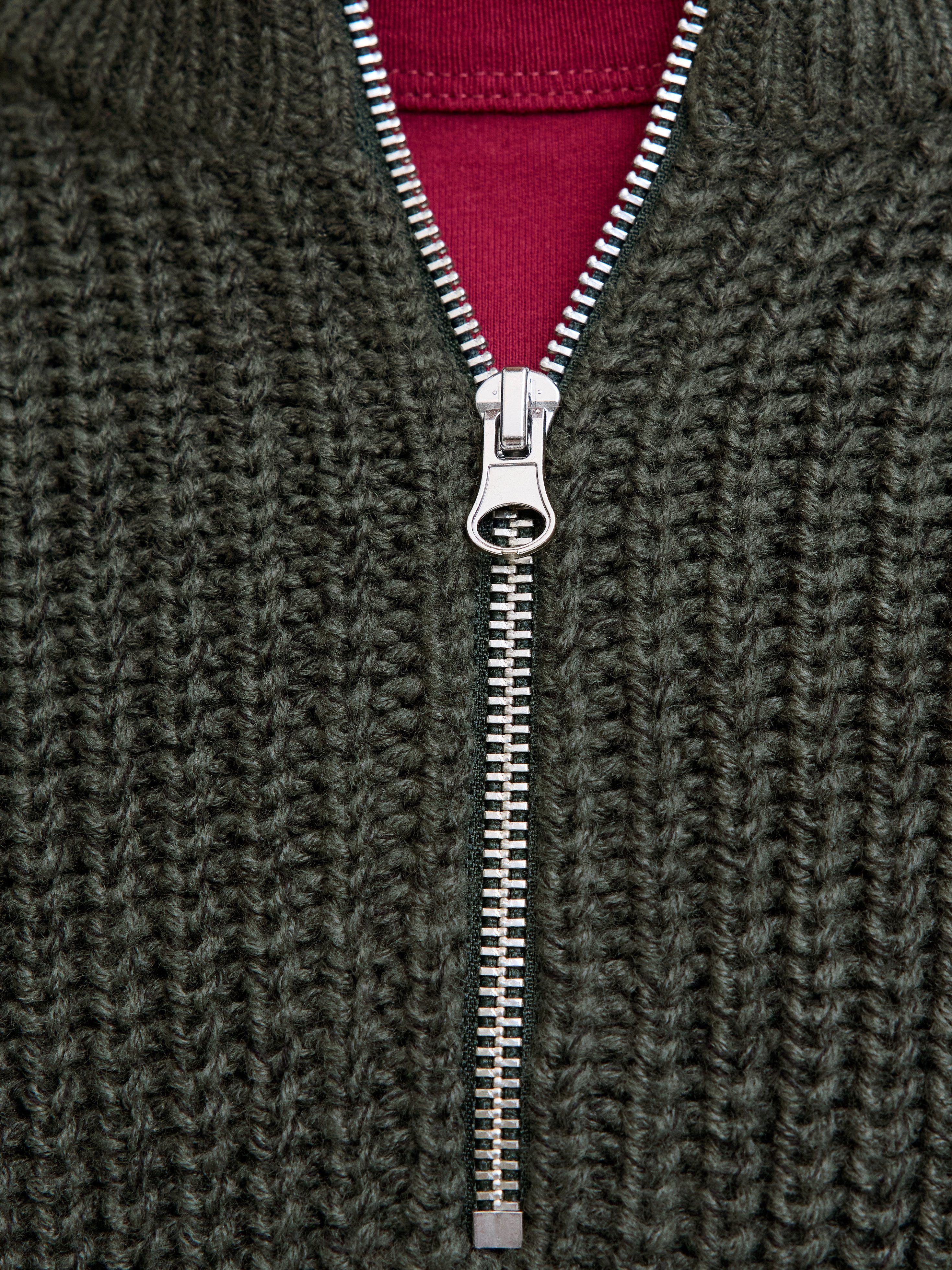 Jack & Jones Schipperstrui JORBLEECKER KNIT HALF ZIP BF