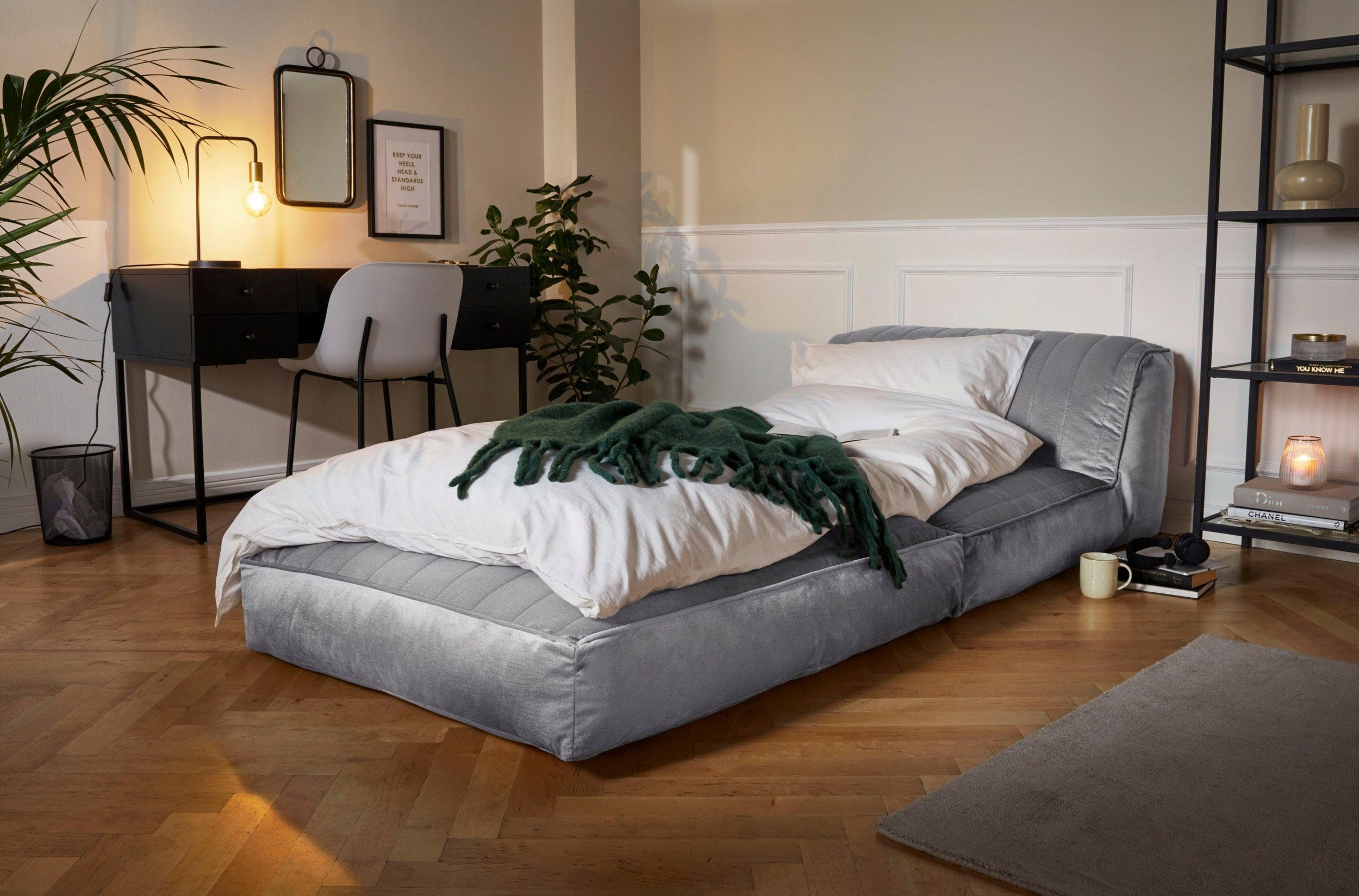 Leonique Relaxfauteuil POLLY Loungestoel met slaapfunctie, perfect als logeerbed, divan