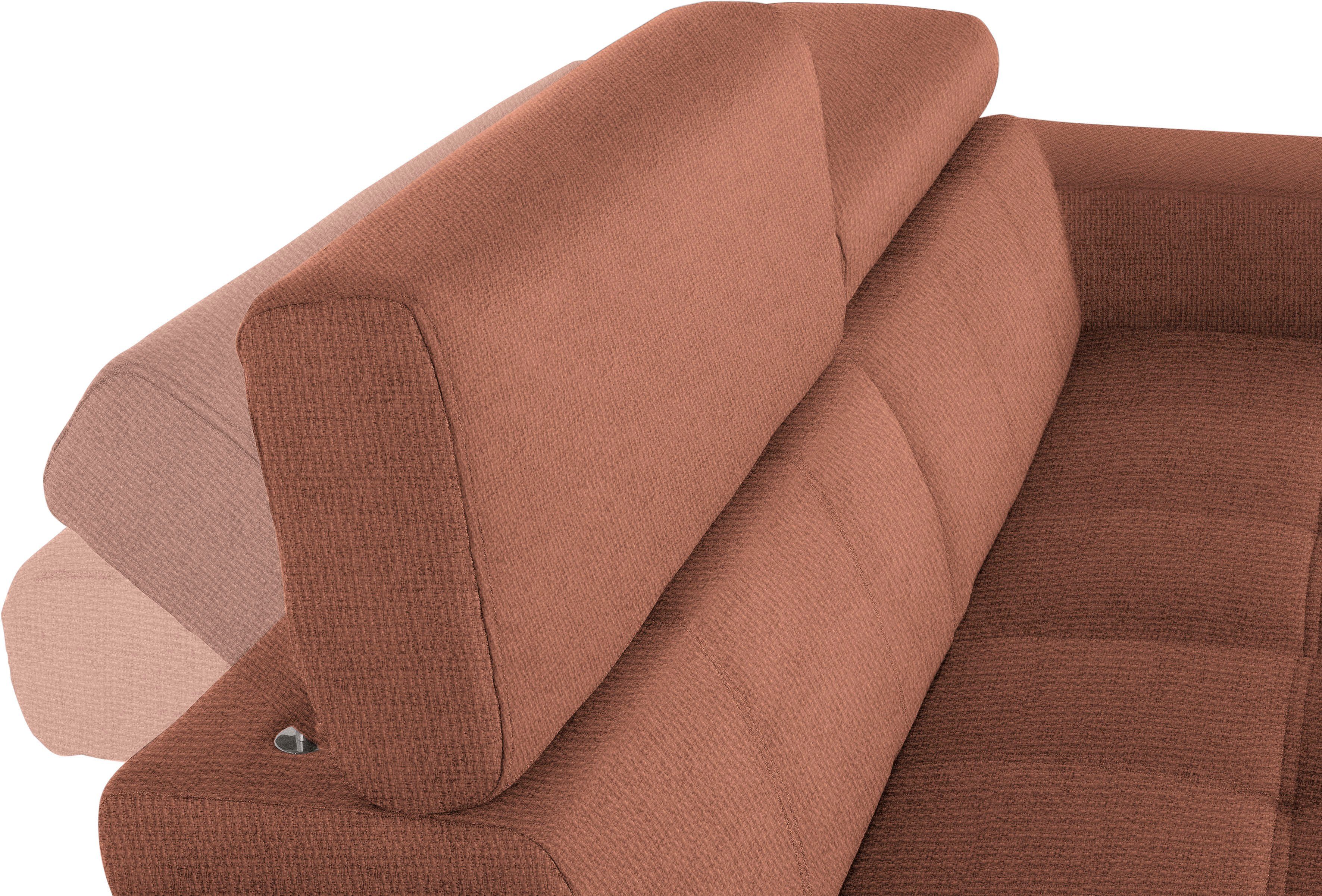 DOMO collection 2-zitsbank Cunelli tijdloos en elegant, moderne zitnaden als designelement,